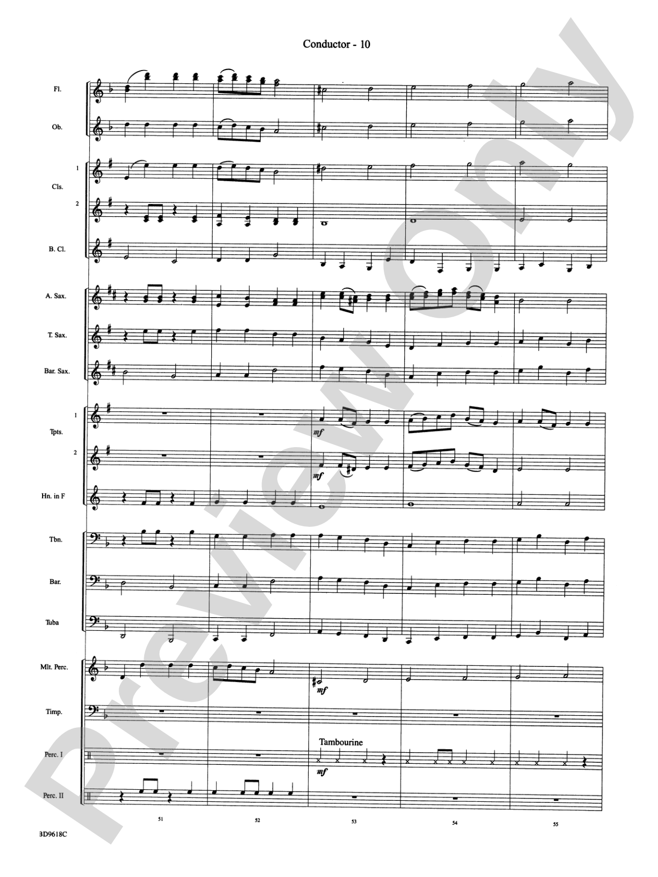 Hatikvah: Concert Band Conductor Score & Parts