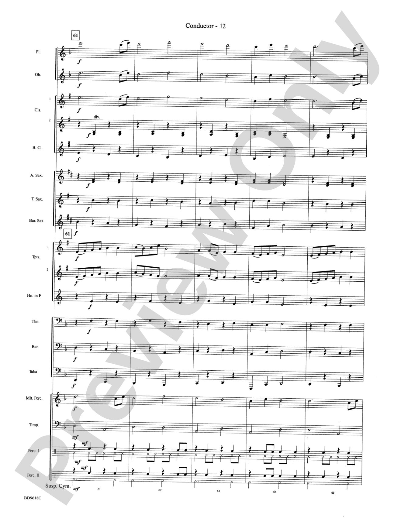 Hatikvah: Concert Band Conductor Score & Parts