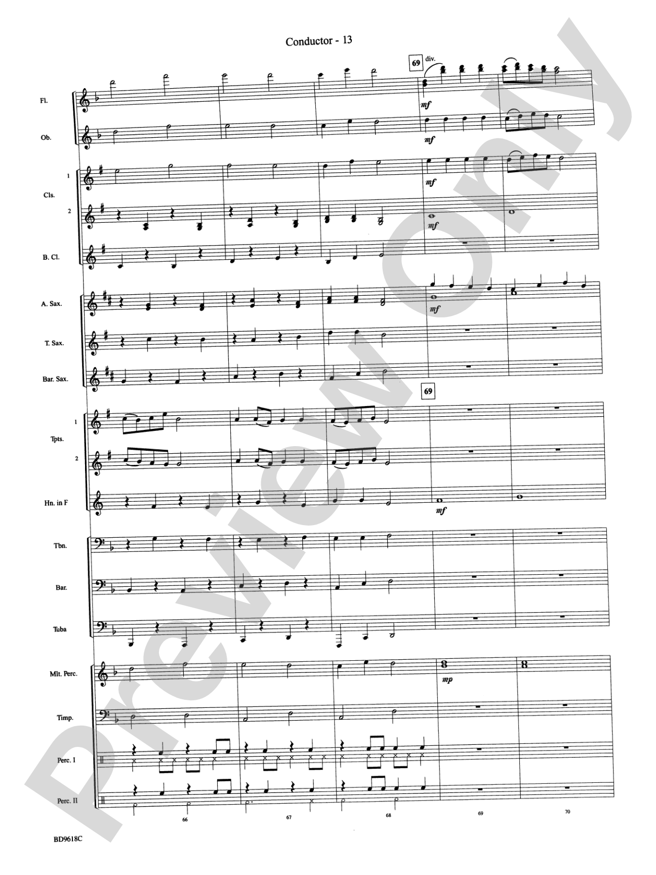 Hatikvah: Concert Band Conductor Score & Parts