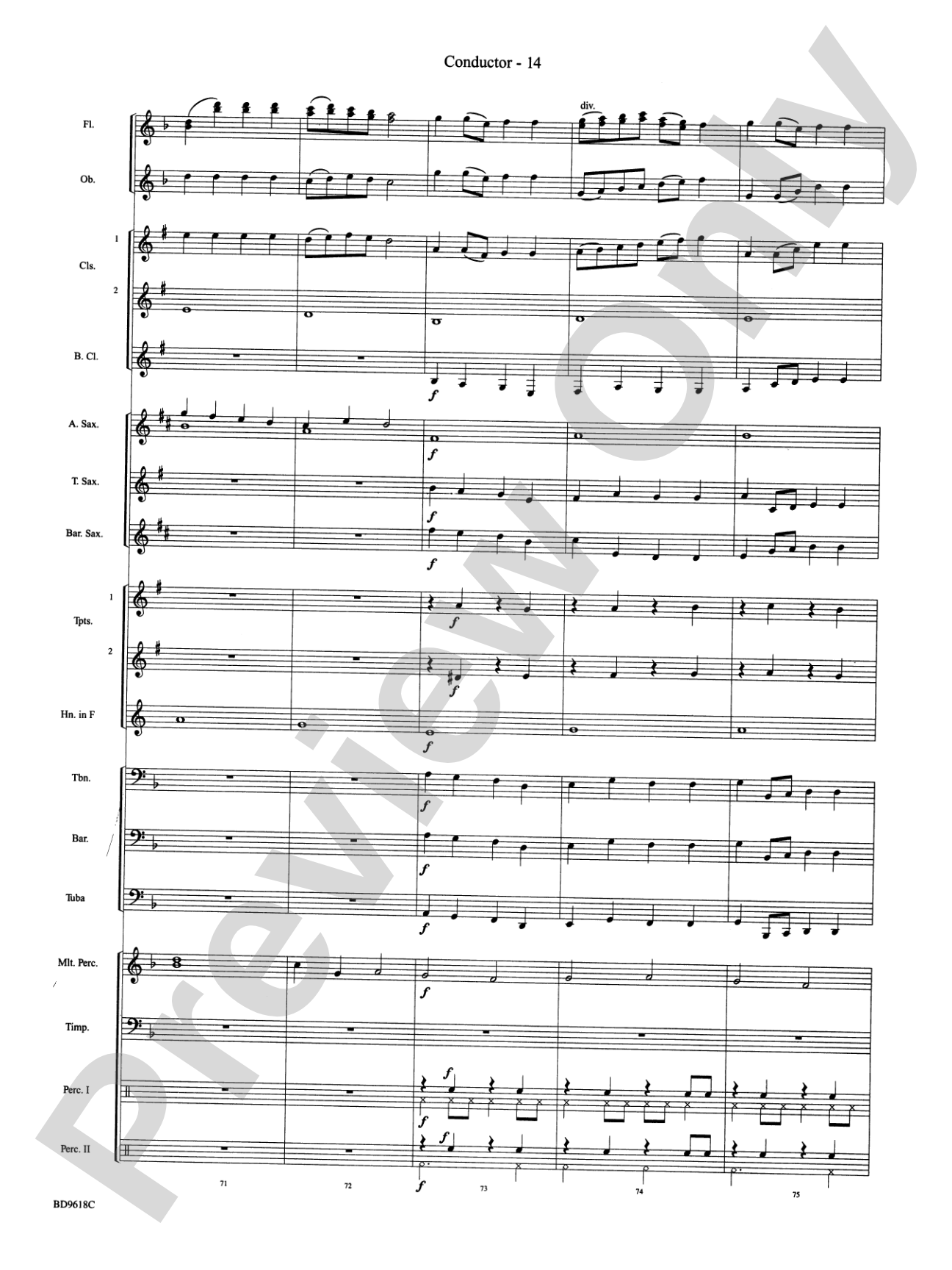 Hatikvah: Concert Band Conductor Score & Parts