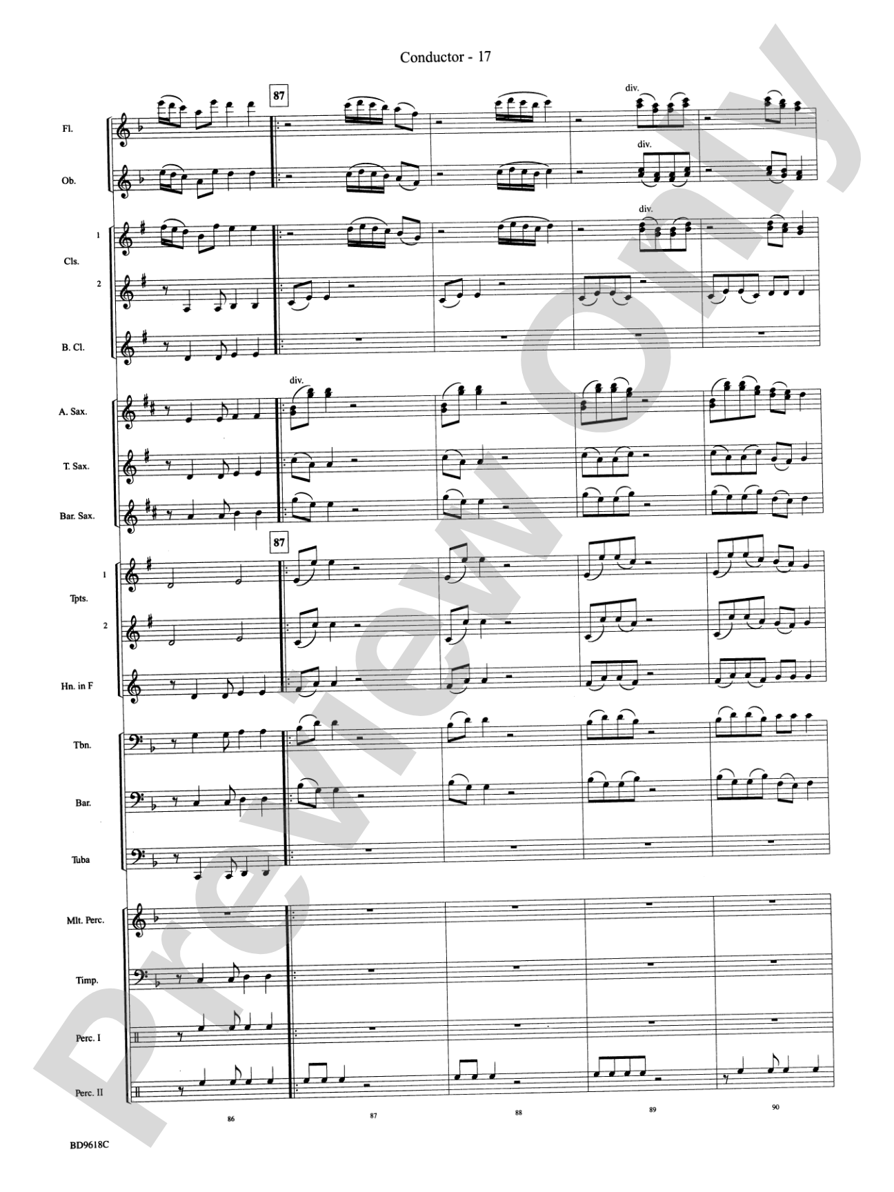 Hatikvah: Concert Band Conductor Score & Parts
