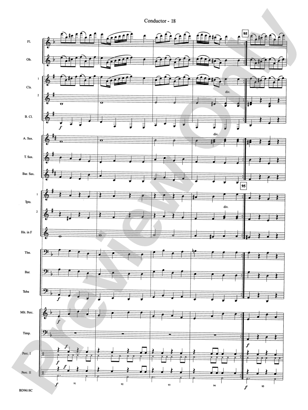 Hatikvah: Concert Band Conductor Score & Parts