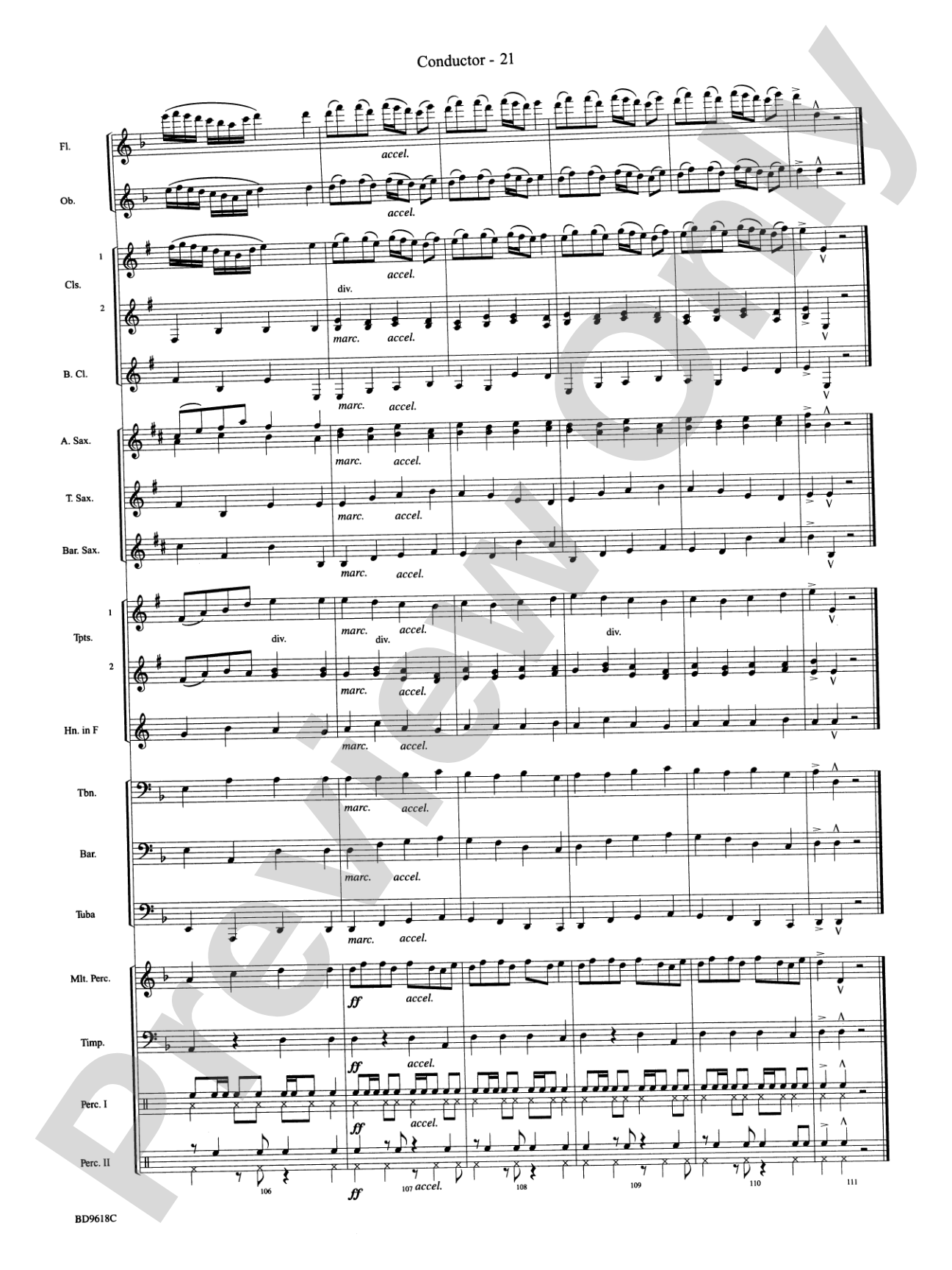 Hatikvah: Concert Band Conductor Score & Parts