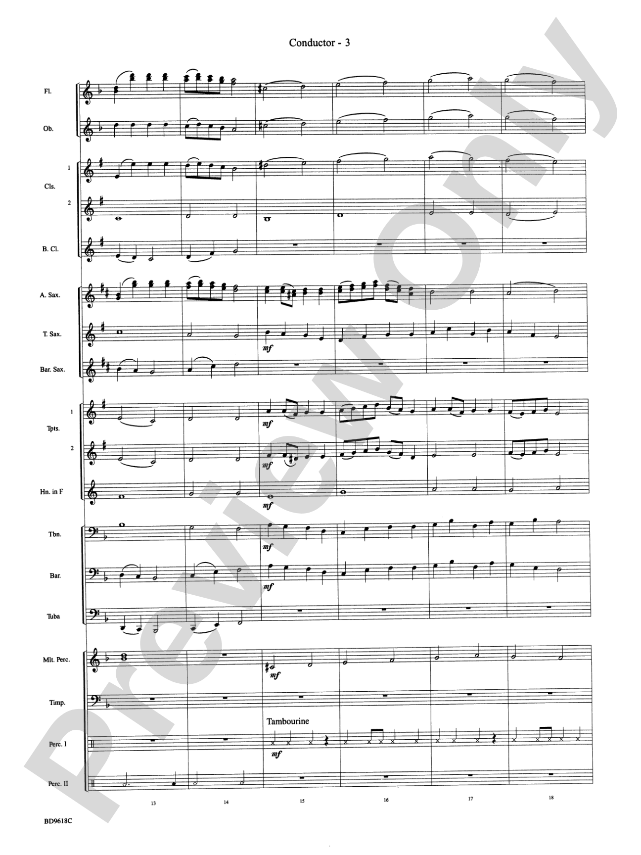 Hatikvah: Concert Band Conductor Score & Parts