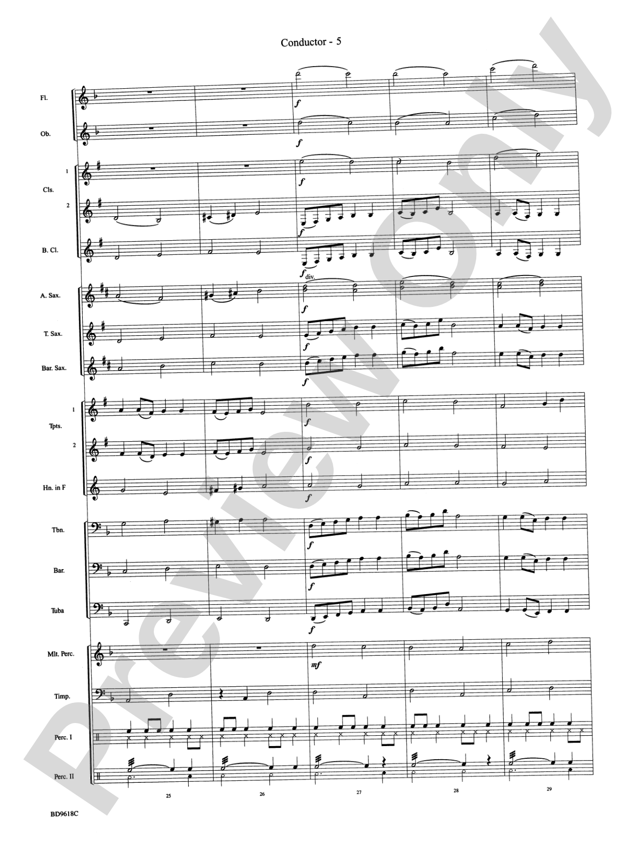 Hatikvah: Concert Band Conductor Score & Parts