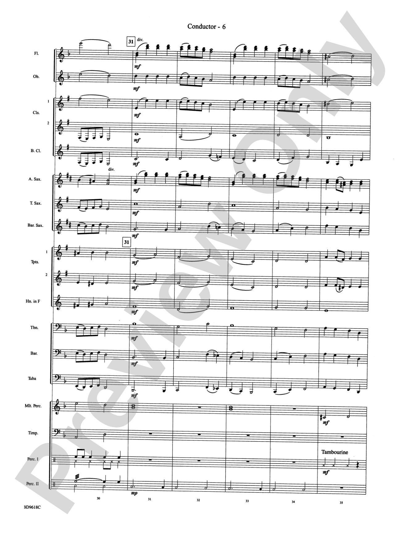 Hatikvah: Concert Band Conductor Score & Parts