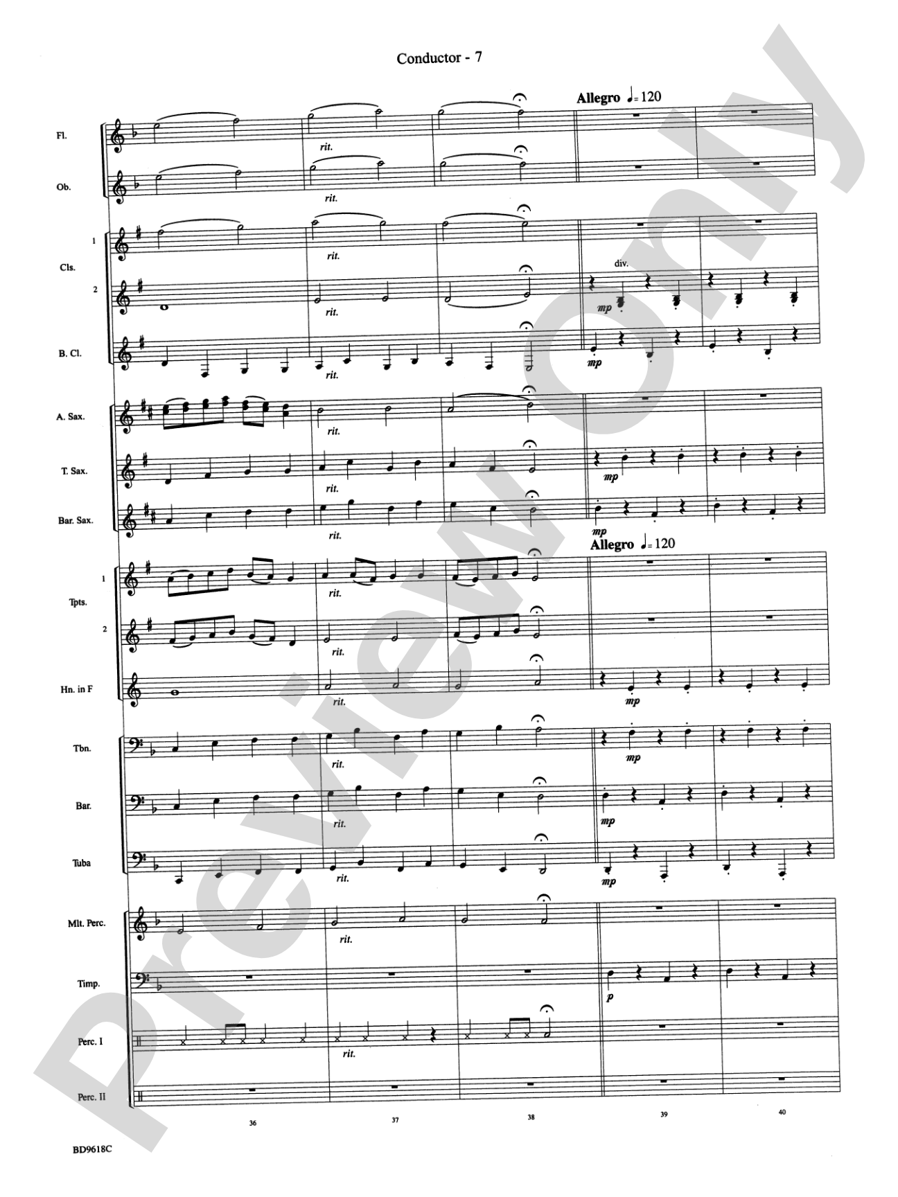 Hatikvah: Concert Band Conductor Score & Parts