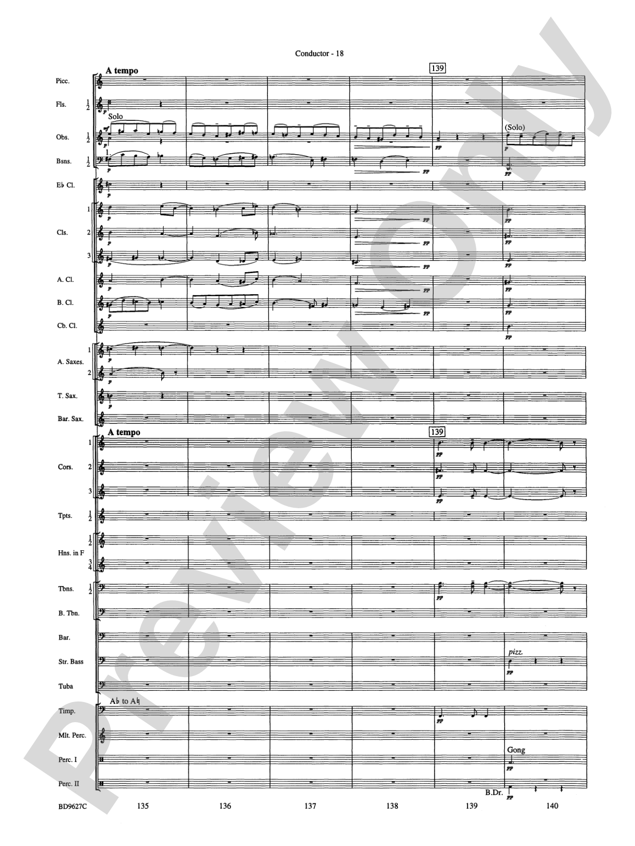 Variations on a Theme of Robert Schumann: Concert Band Conductor Score & Parts