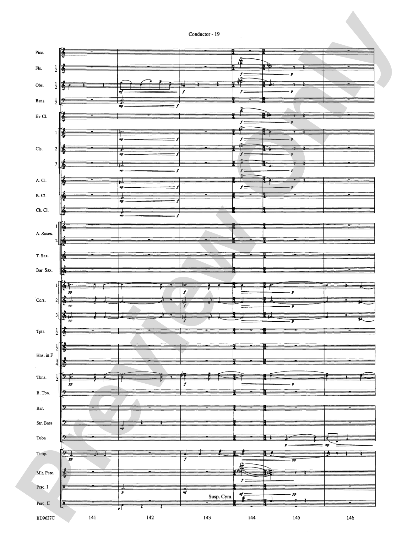 Variations on a Theme of Robert Schumann: Concert Band Conductor Score & Parts