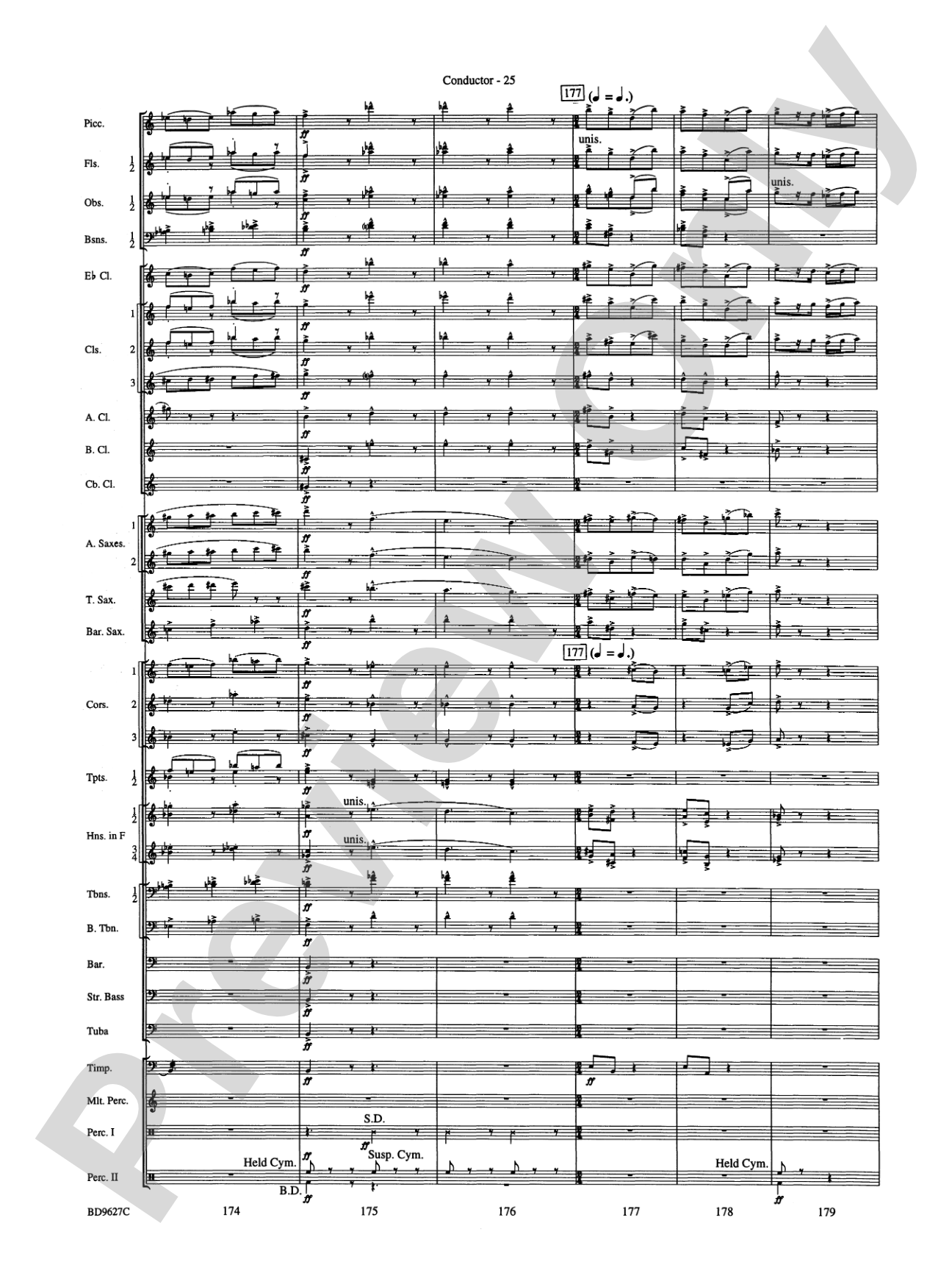 Variations on a Theme of Robert Schumann: Concert Band Conductor Score & Parts
