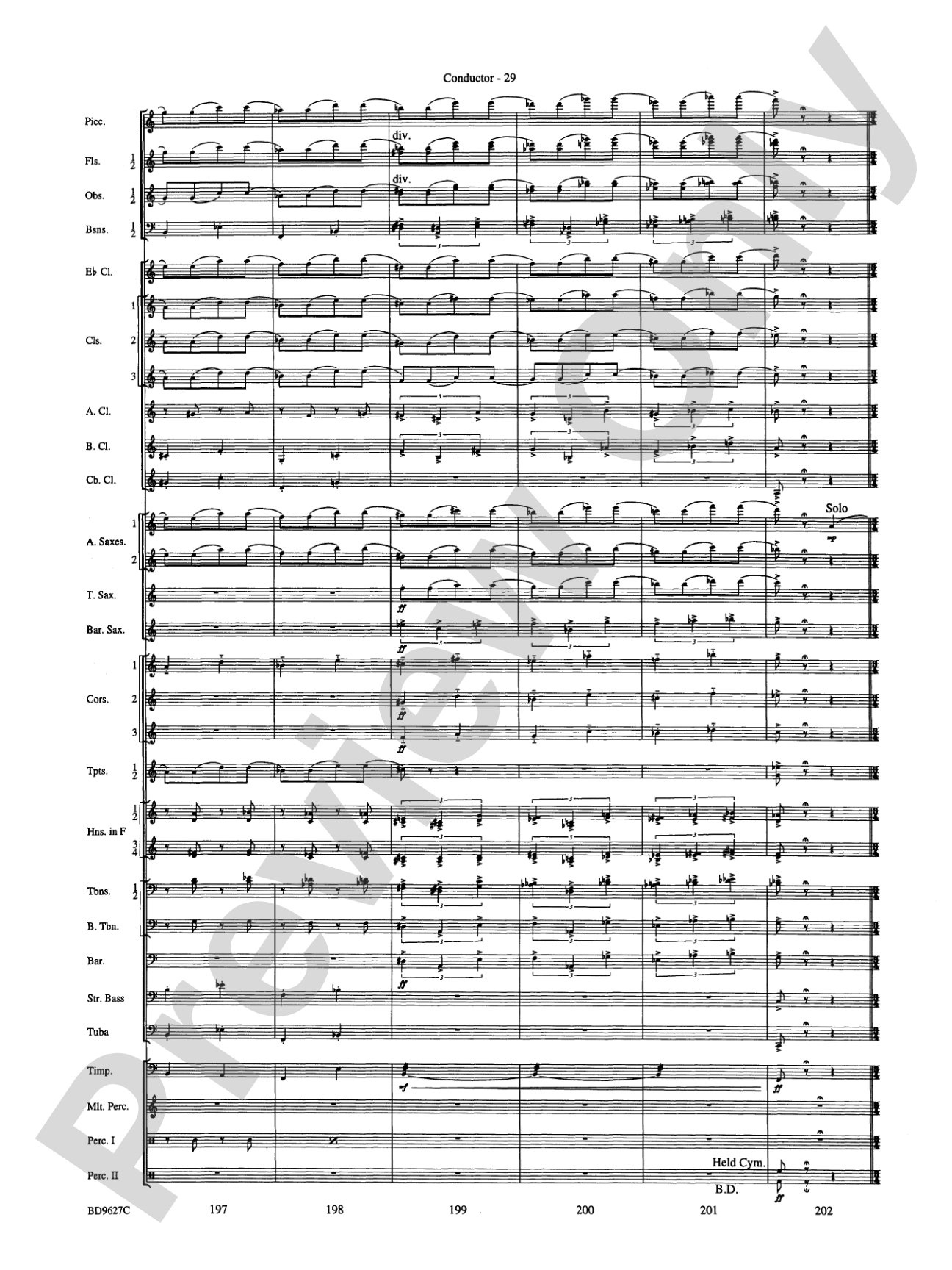 Variations on a Theme of Robert Schumann: Concert Band Conductor Score & Parts