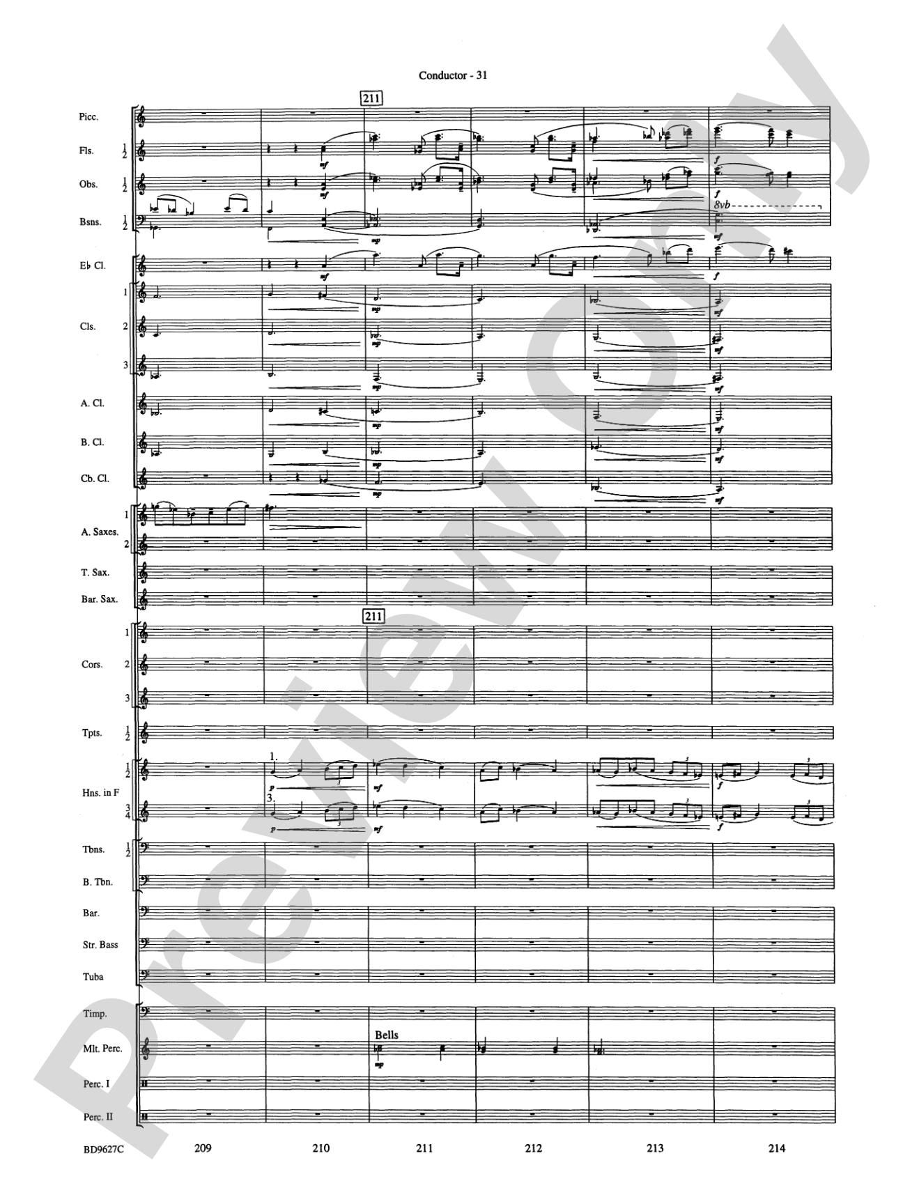 Variations on a Theme of Robert Schumann: Concert Band Conductor Score & Parts