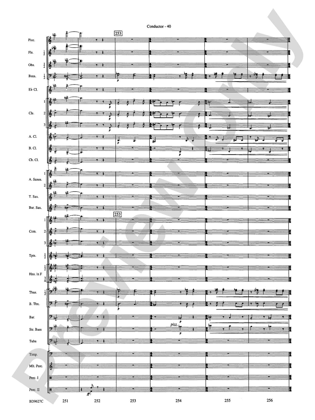 Variations on a Theme of Robert Schumann: Concert Band Conductor Score & Parts