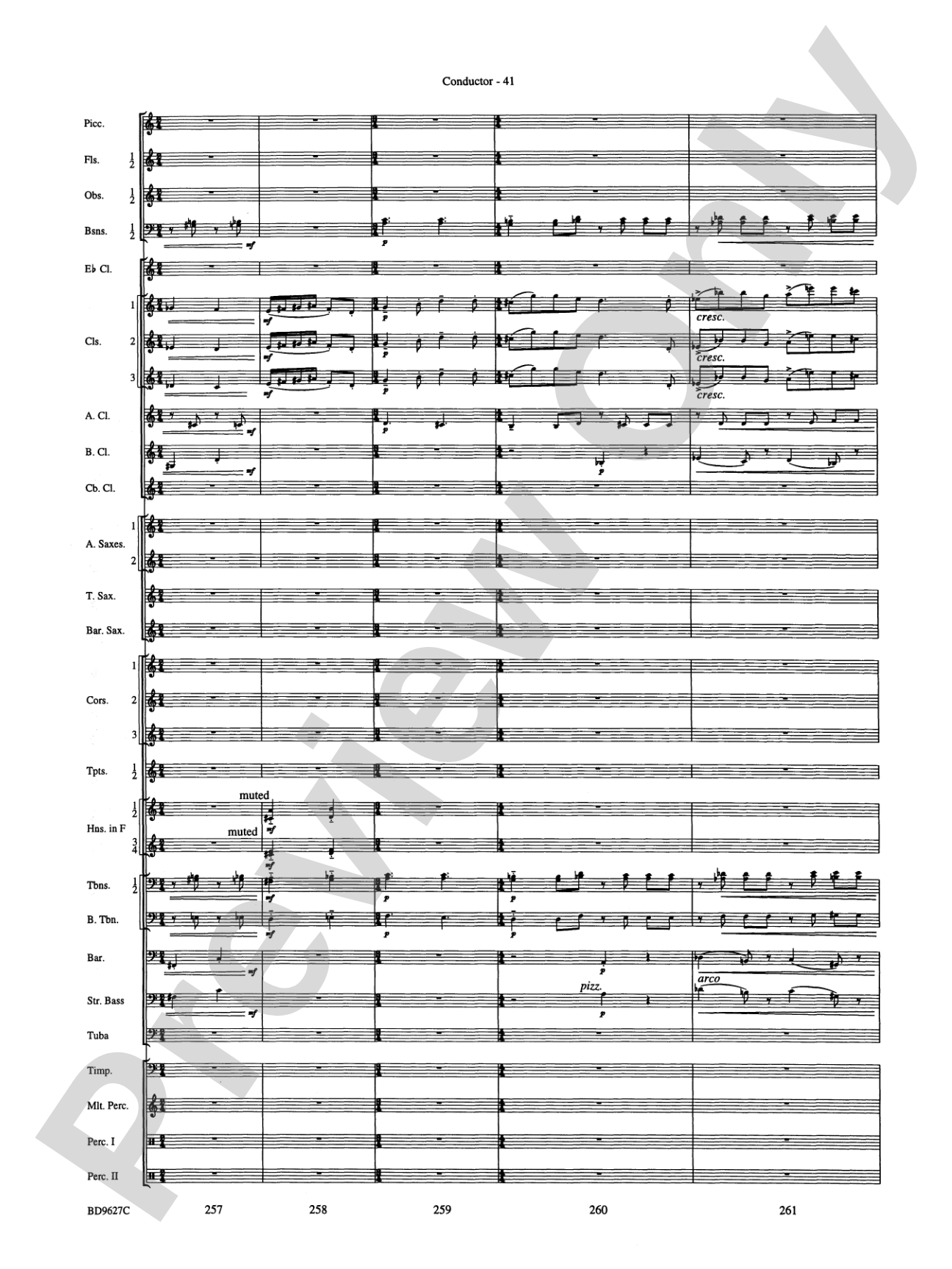 Variations on a Theme of Robert Schumann: Concert Band Conductor Score & Parts