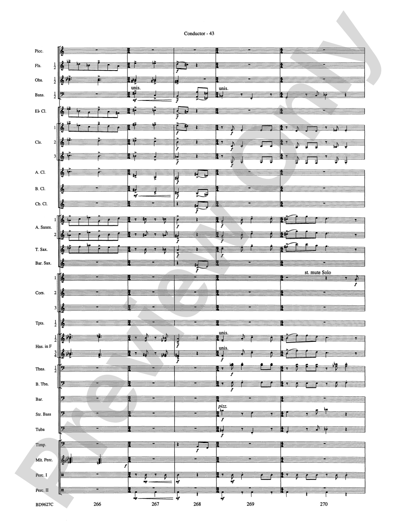 Variations on a Theme of Robert Schumann: Concert Band Conductor Score & Parts