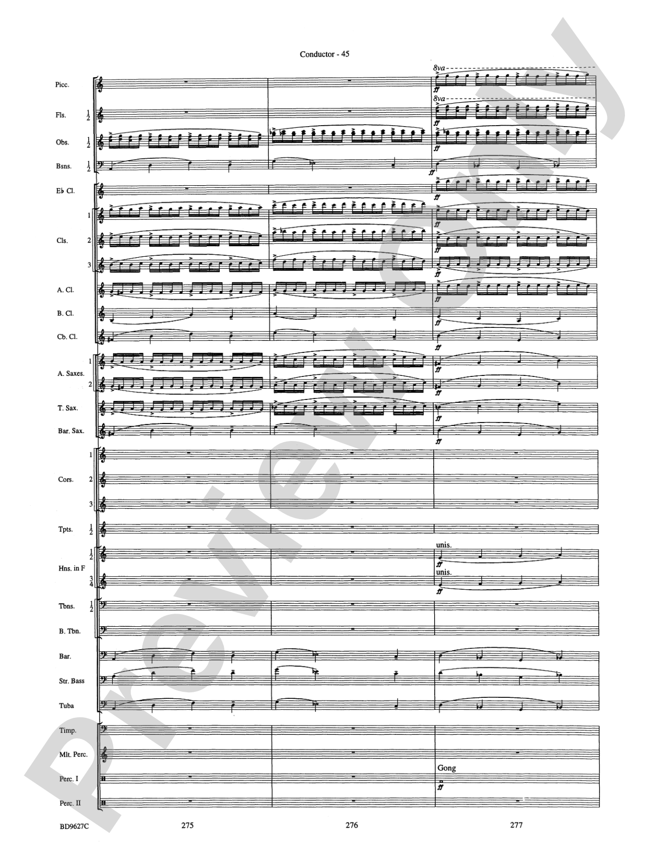 Variations on a Theme of Robert Schumann: Concert Band Conductor Score & Parts