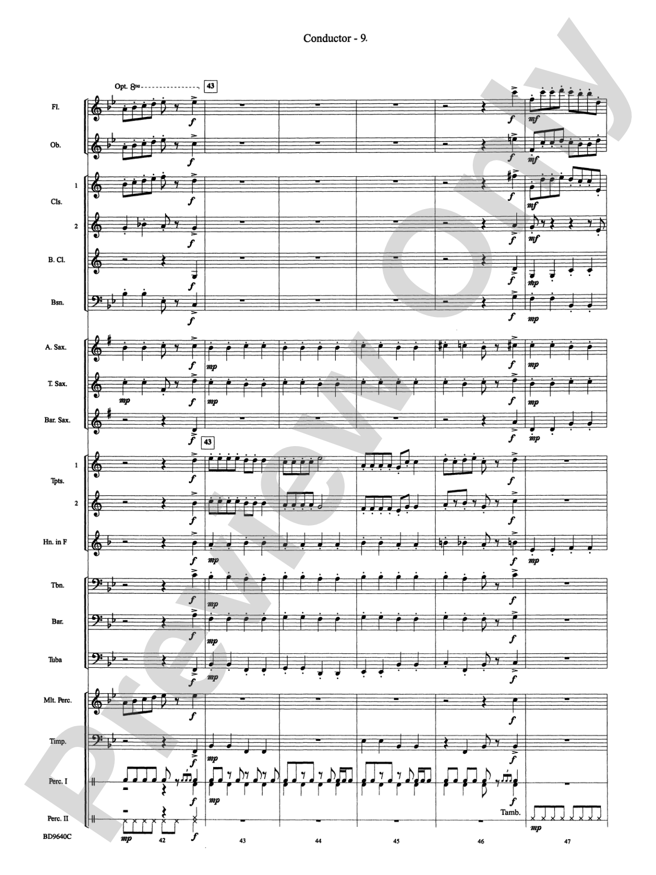 A "Can Can" Christmas: Concert Band Conductor Score & Parts