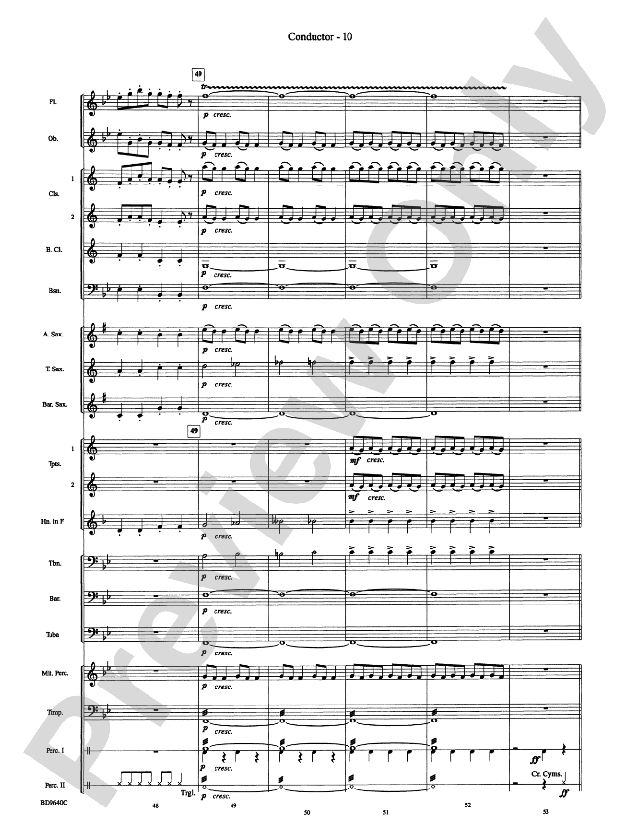 A "Can Can" Christmas: Concert Band Conductor Score & Parts