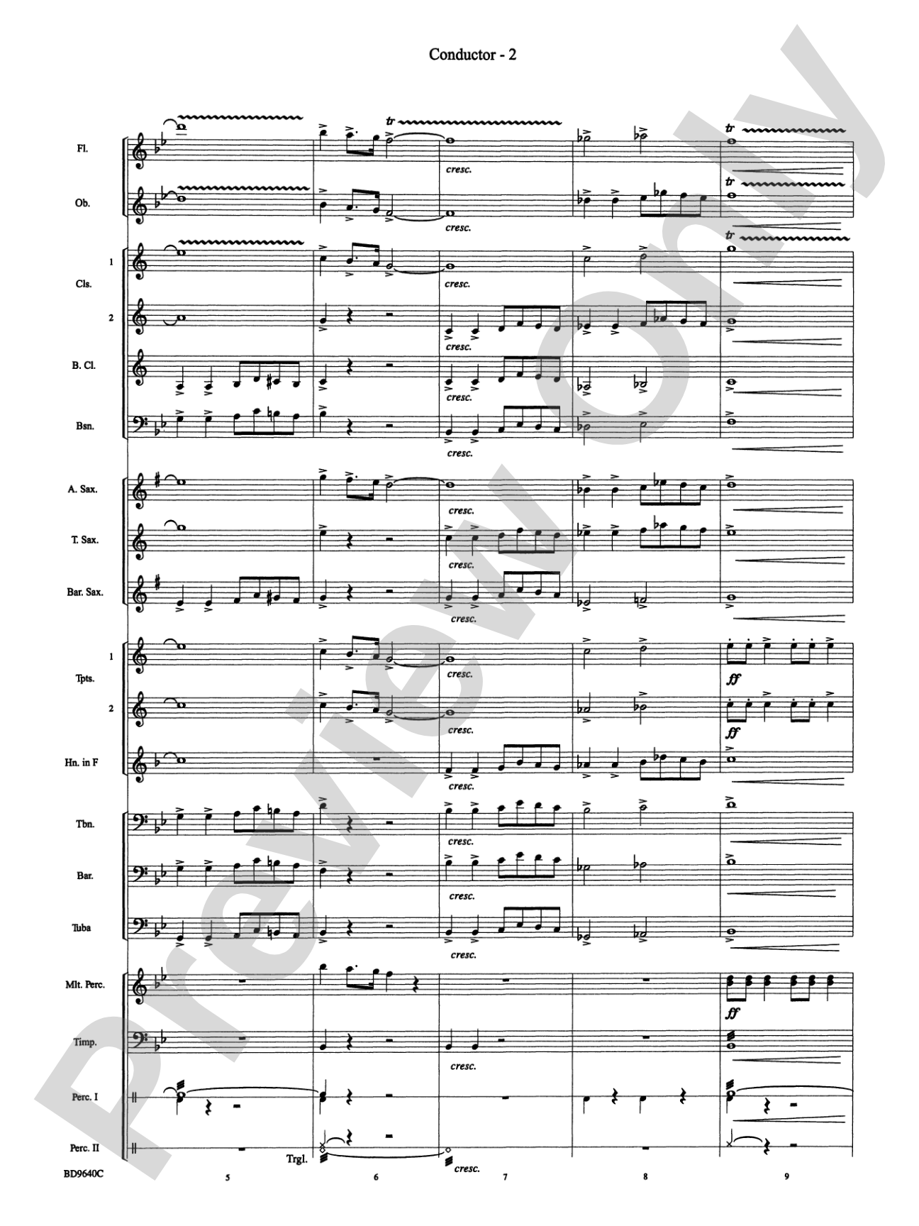 A "Can Can" Christmas: Concert Band Conductor Score & Parts