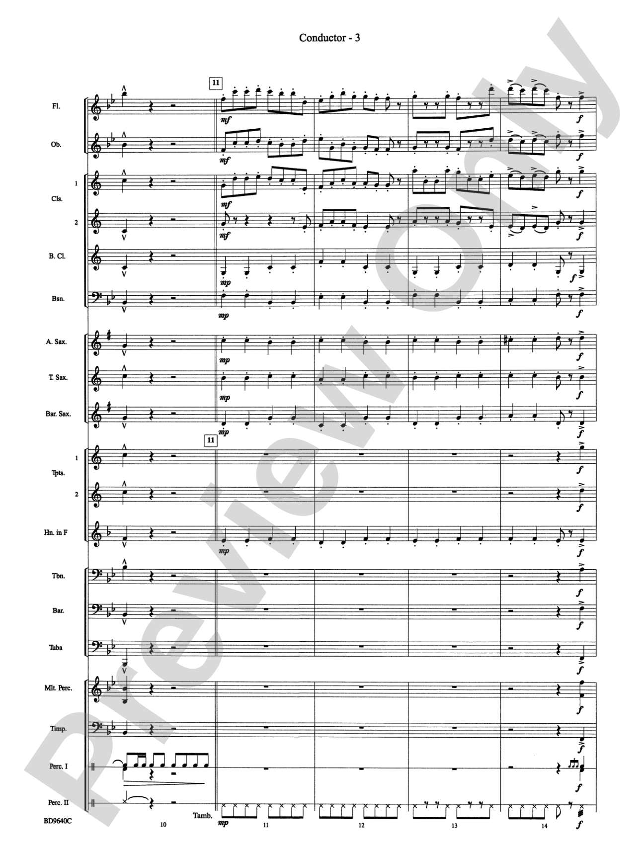 A "Can Can" Christmas: Concert Band Conductor Score & Parts