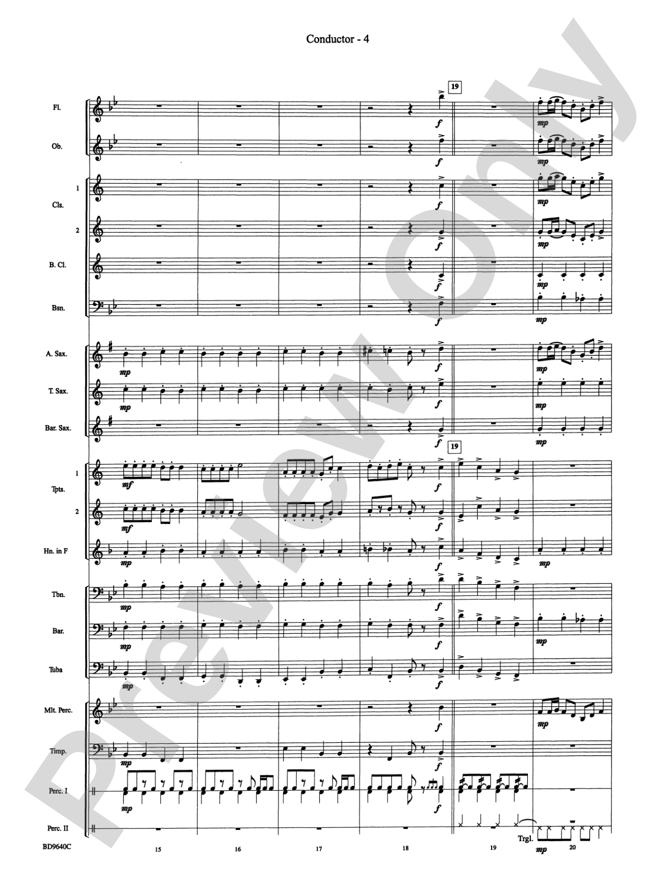 A "Can Can" Christmas: Concert Band Conductor Score & Parts