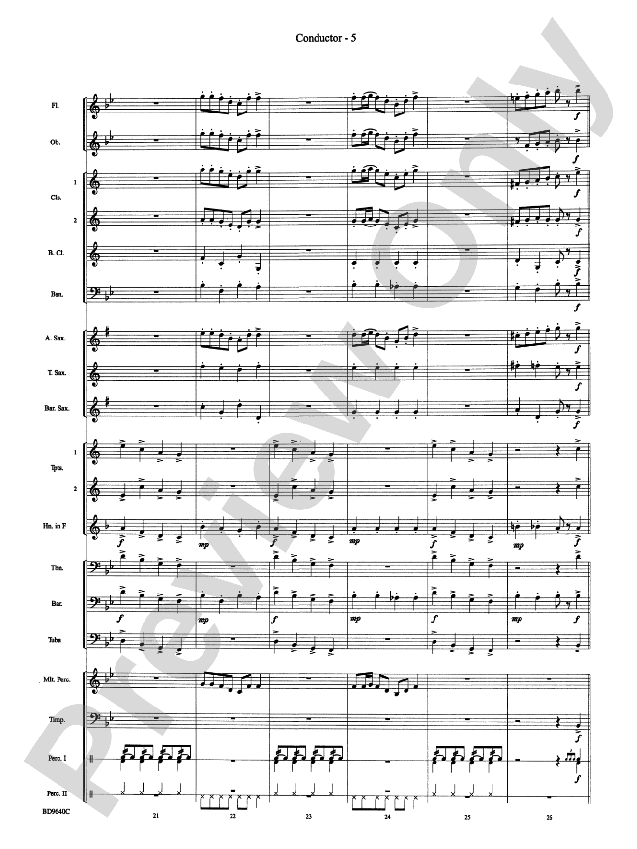 A "Can Can" Christmas: Concert Band Conductor Score & Parts