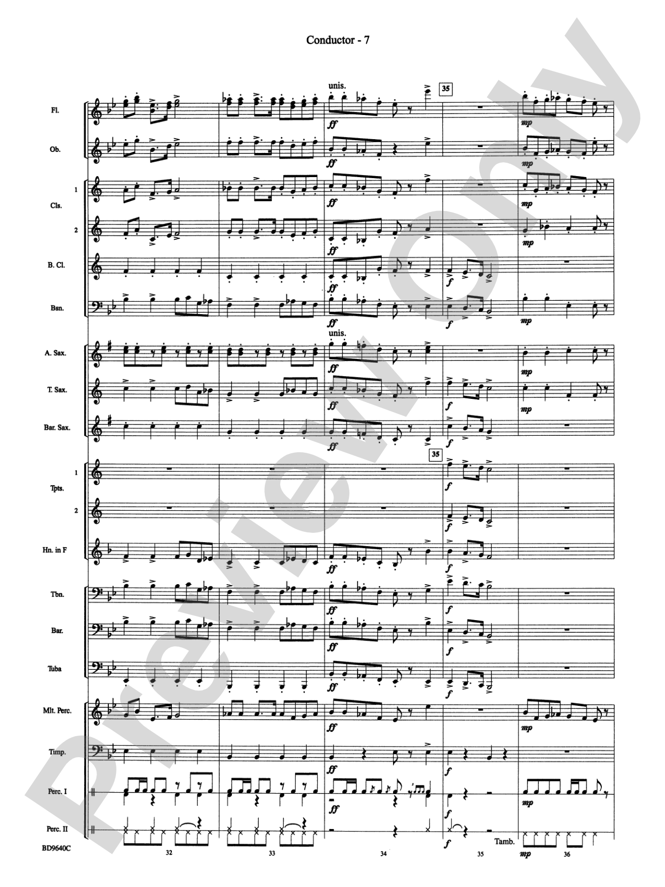A "Can Can" Christmas: Concert Band Conductor Score & Parts