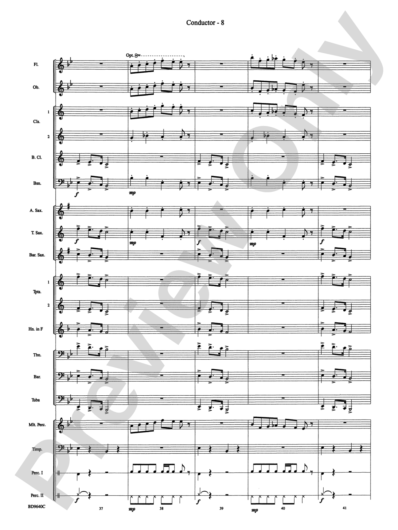 A "Can Can" Christmas: Concert Band Conductor Score & Parts