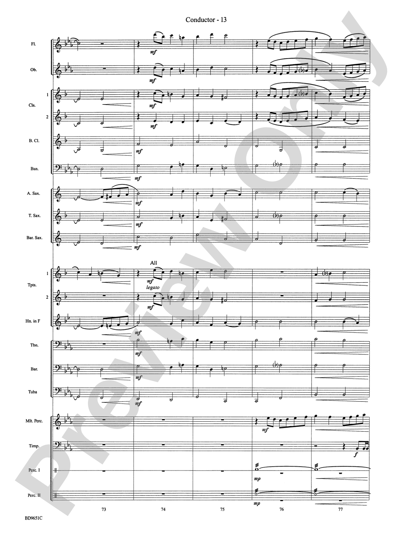 Rockport Images: Concert Band Conductor Score & Parts