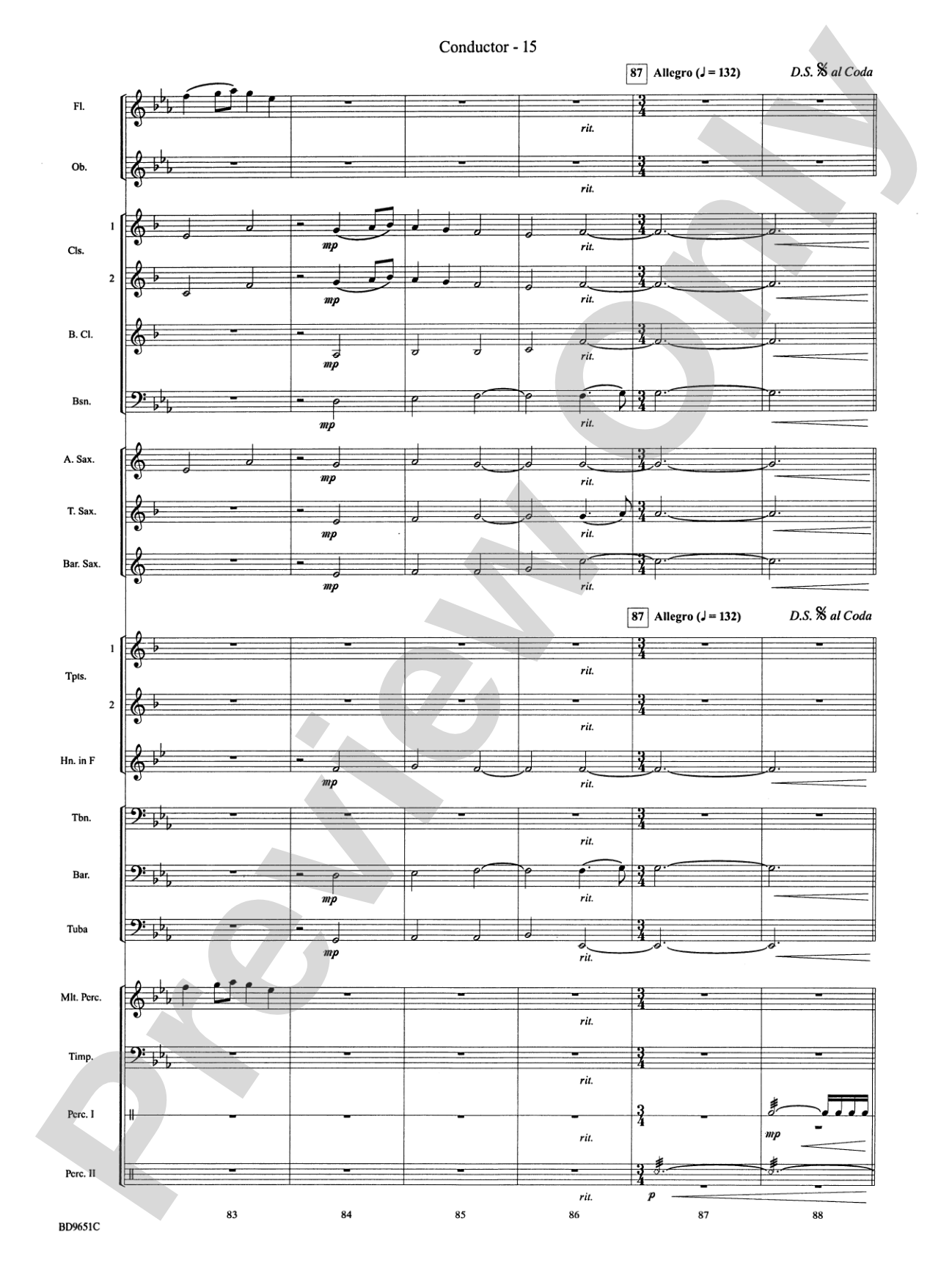 Rockport Images: Concert Band Conductor Score & Parts