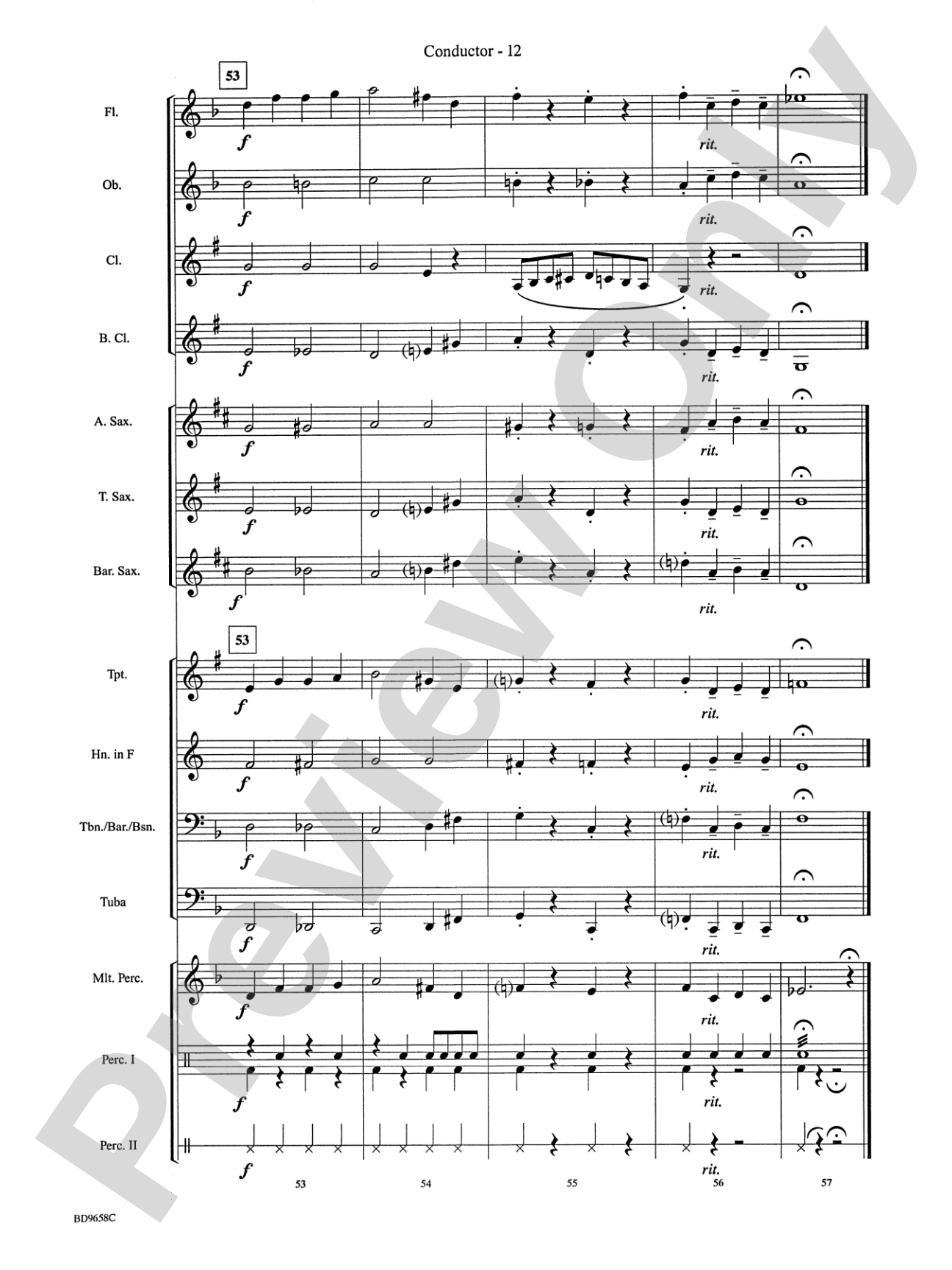 Clarinet Jive: Concert Band Conductor Score & Parts
