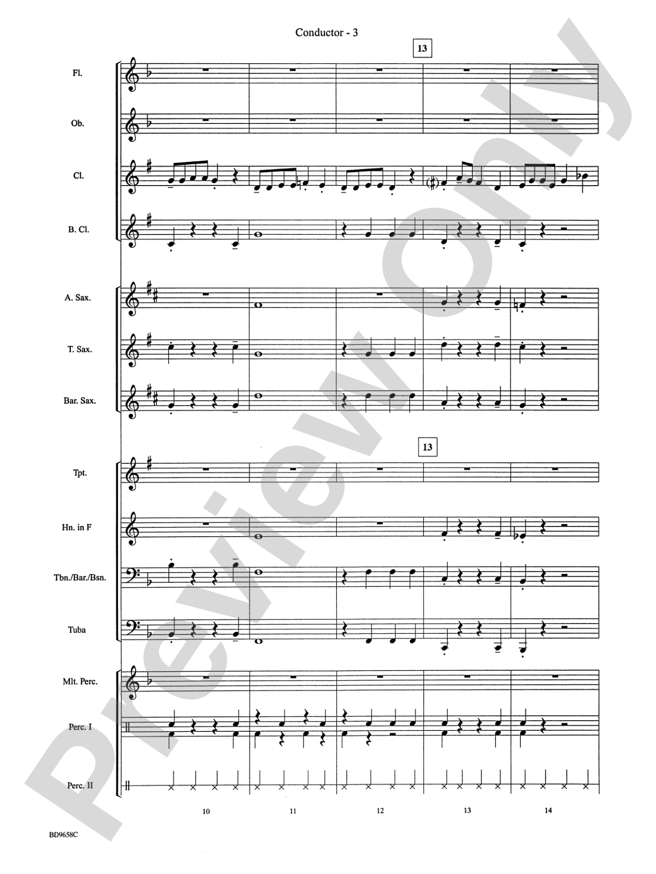 Clarinet Jive: Concert Band Conductor Score & Parts