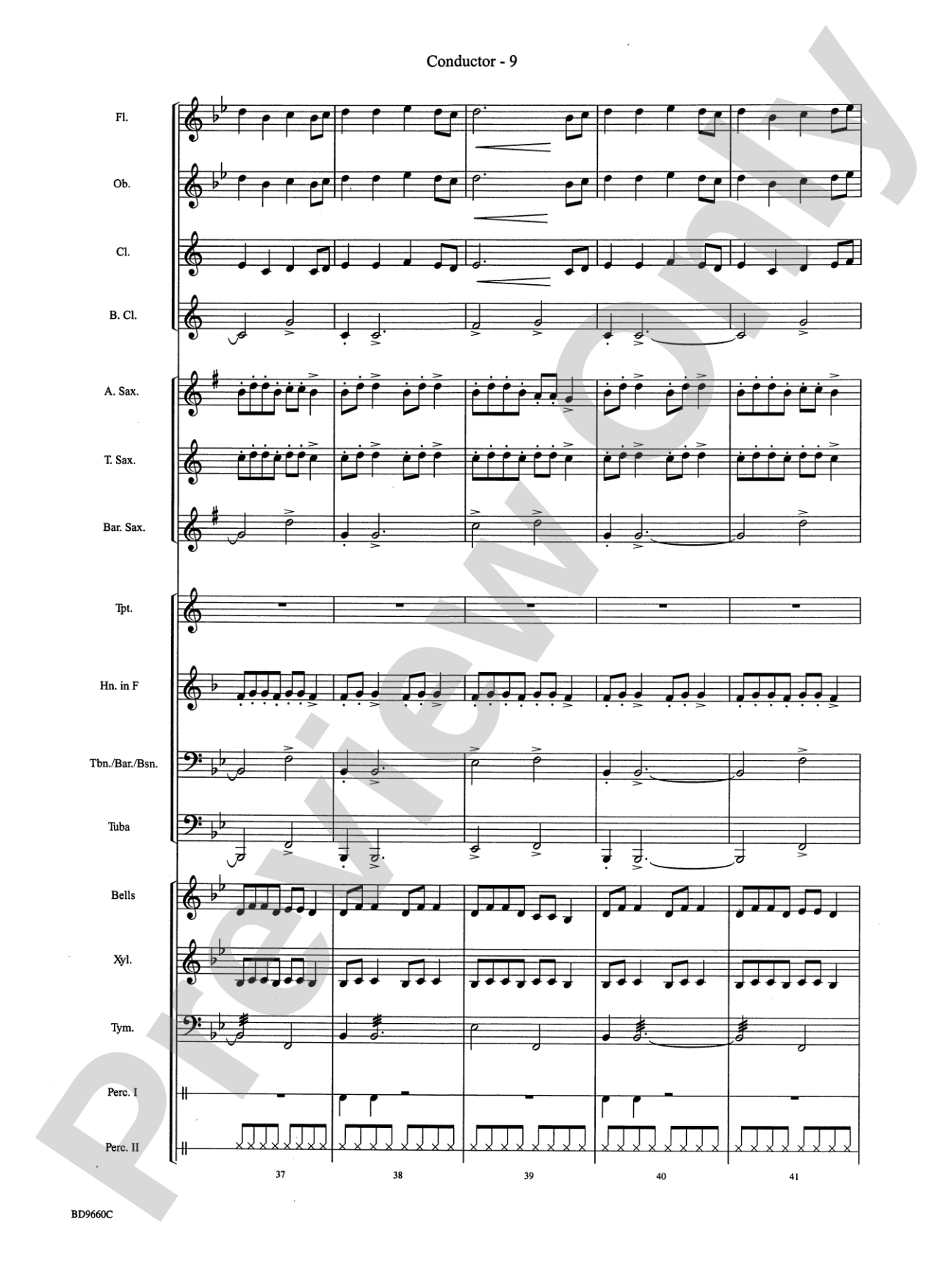 Declaration and Dance: Concert Band Conductor Score & Parts