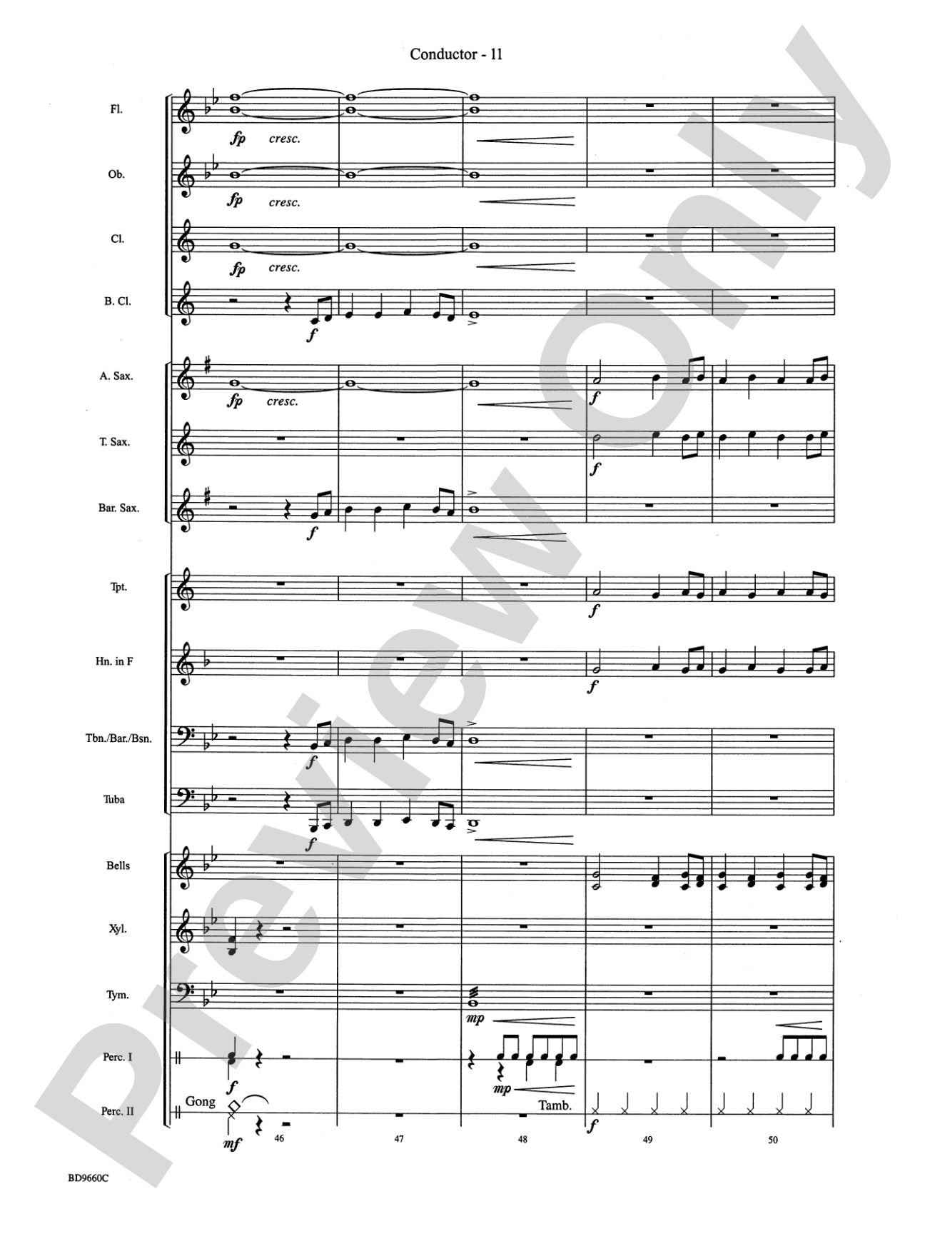 Declaration and Dance: Concert Band Conductor Score & Parts