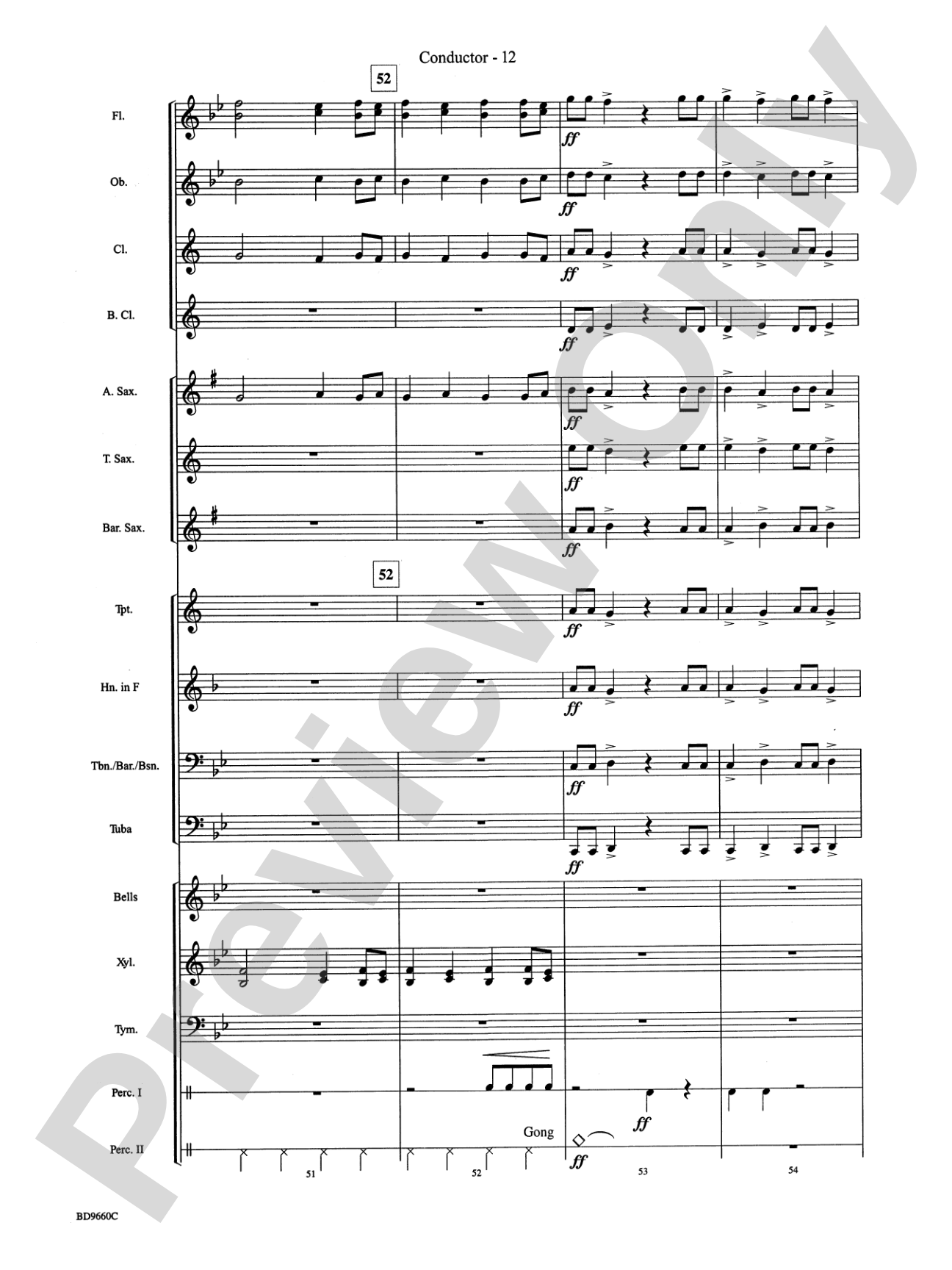 Declaration and Dance: Concert Band Conductor Score & Parts