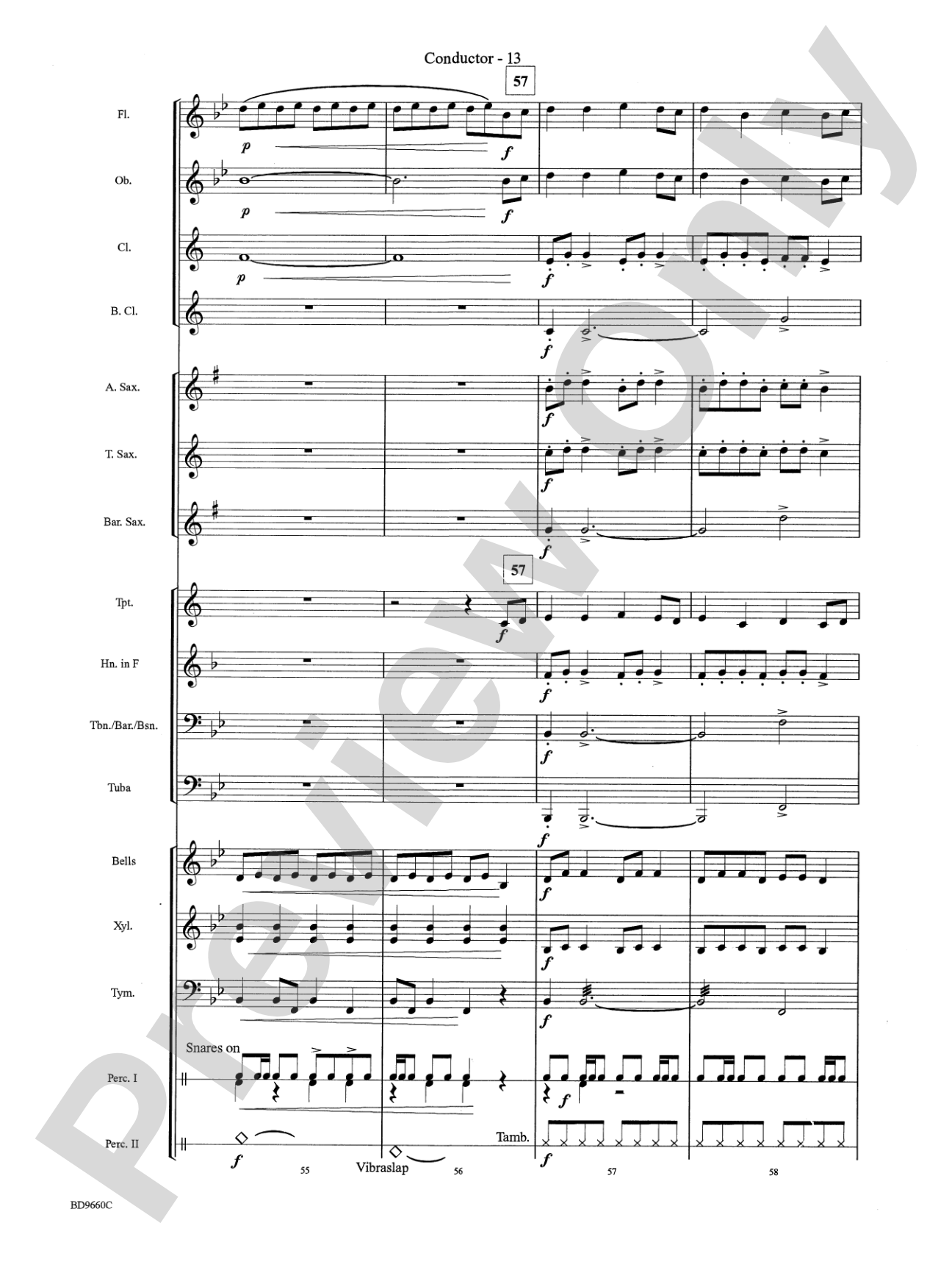 Declaration and Dance: Concert Band Conductor Score & Parts