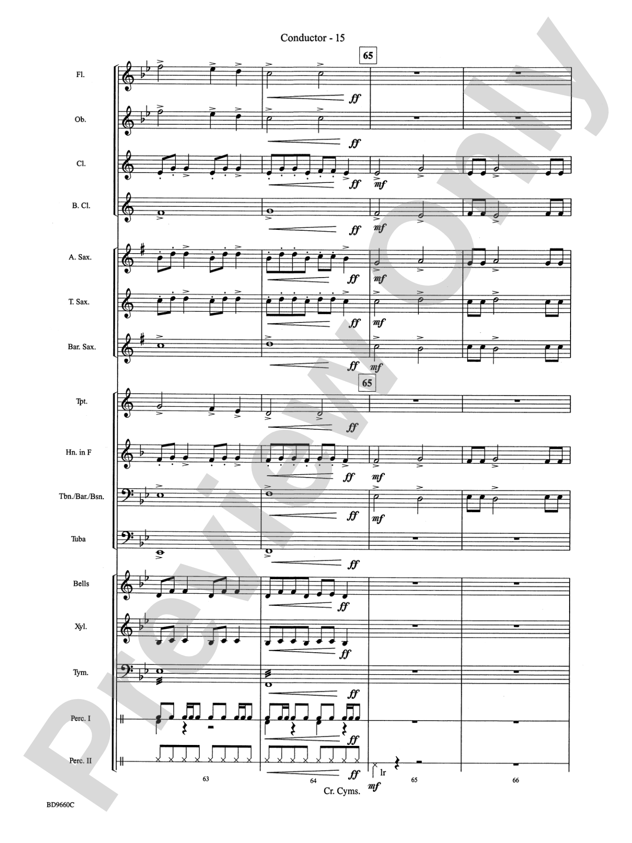 Declaration and Dance: Concert Band Conductor Score & Parts