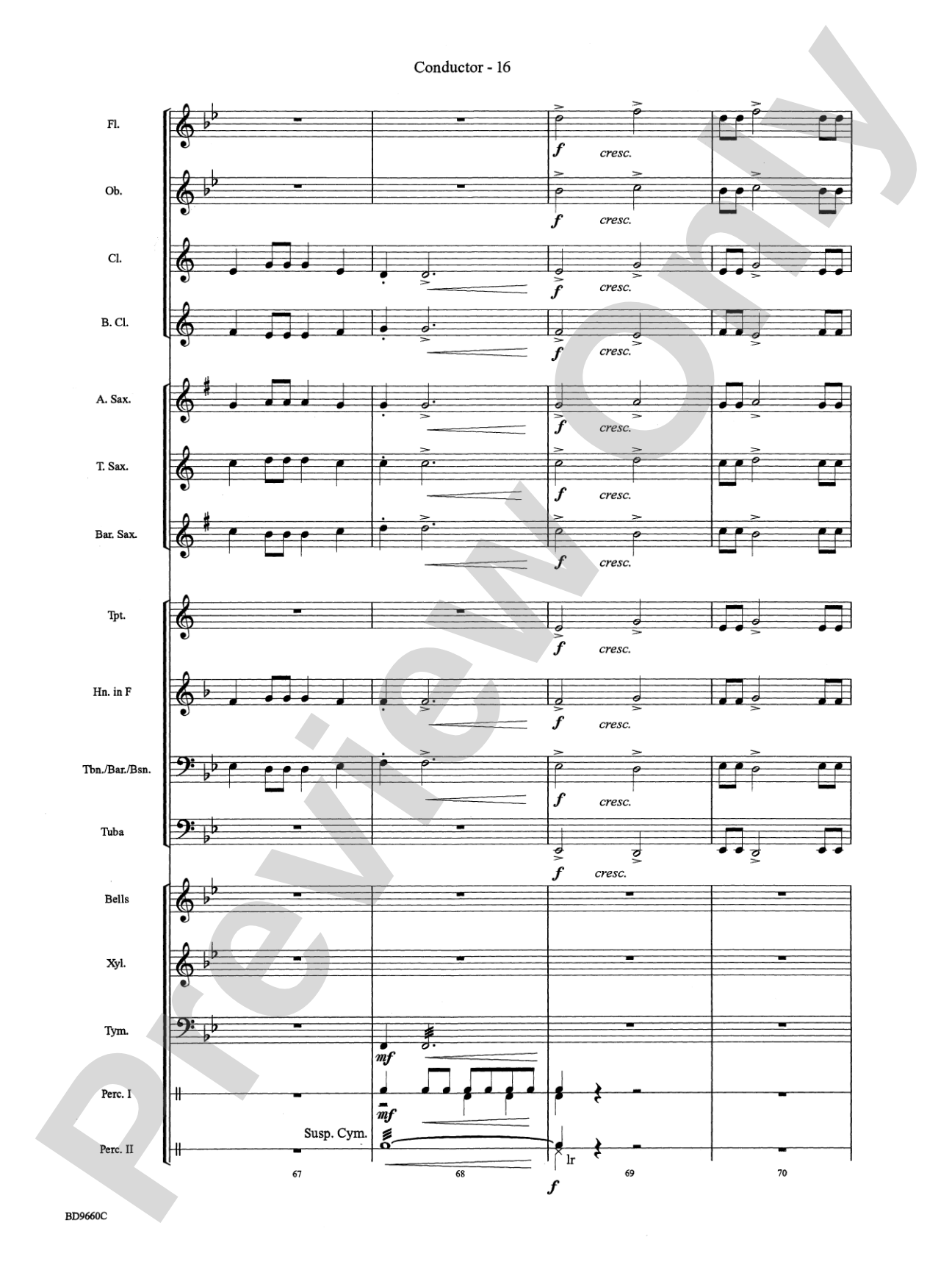 Declaration and Dance: Concert Band Conductor Score & Parts