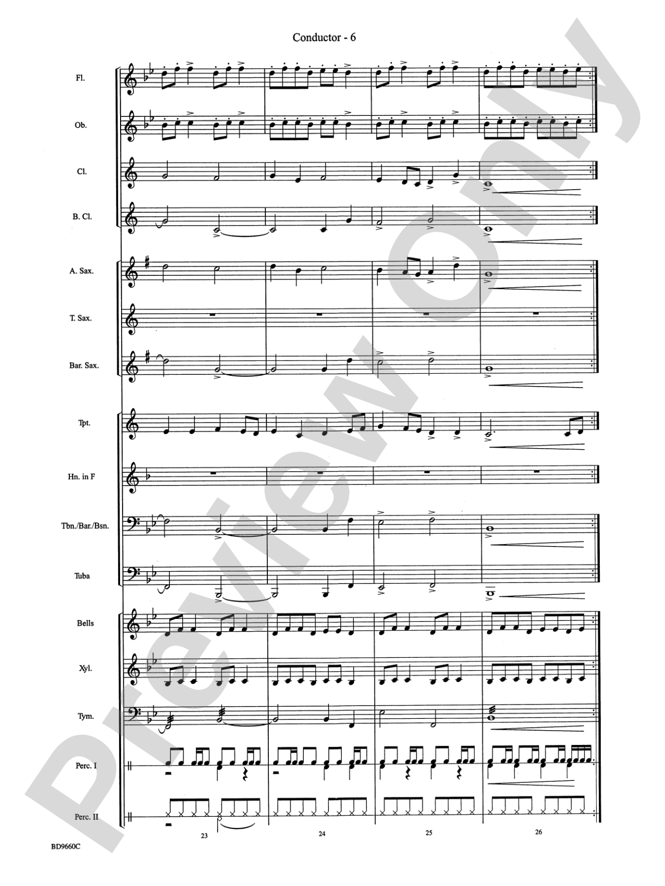 Declaration and Dance: Concert Band Conductor Score & Parts
