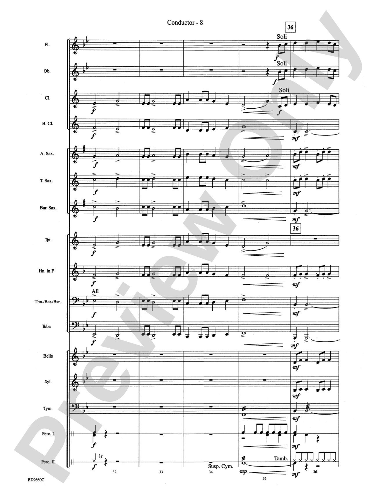 Declaration and Dance: Concert Band Conductor Score & Parts