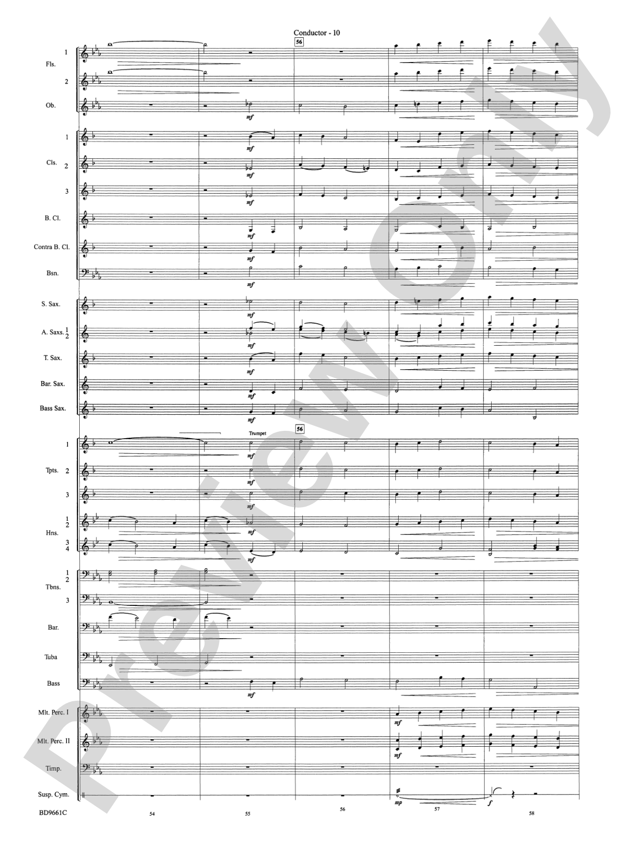 The Sussex Mummers' Christmas Carol: Concert Band Conductor Score & Parts