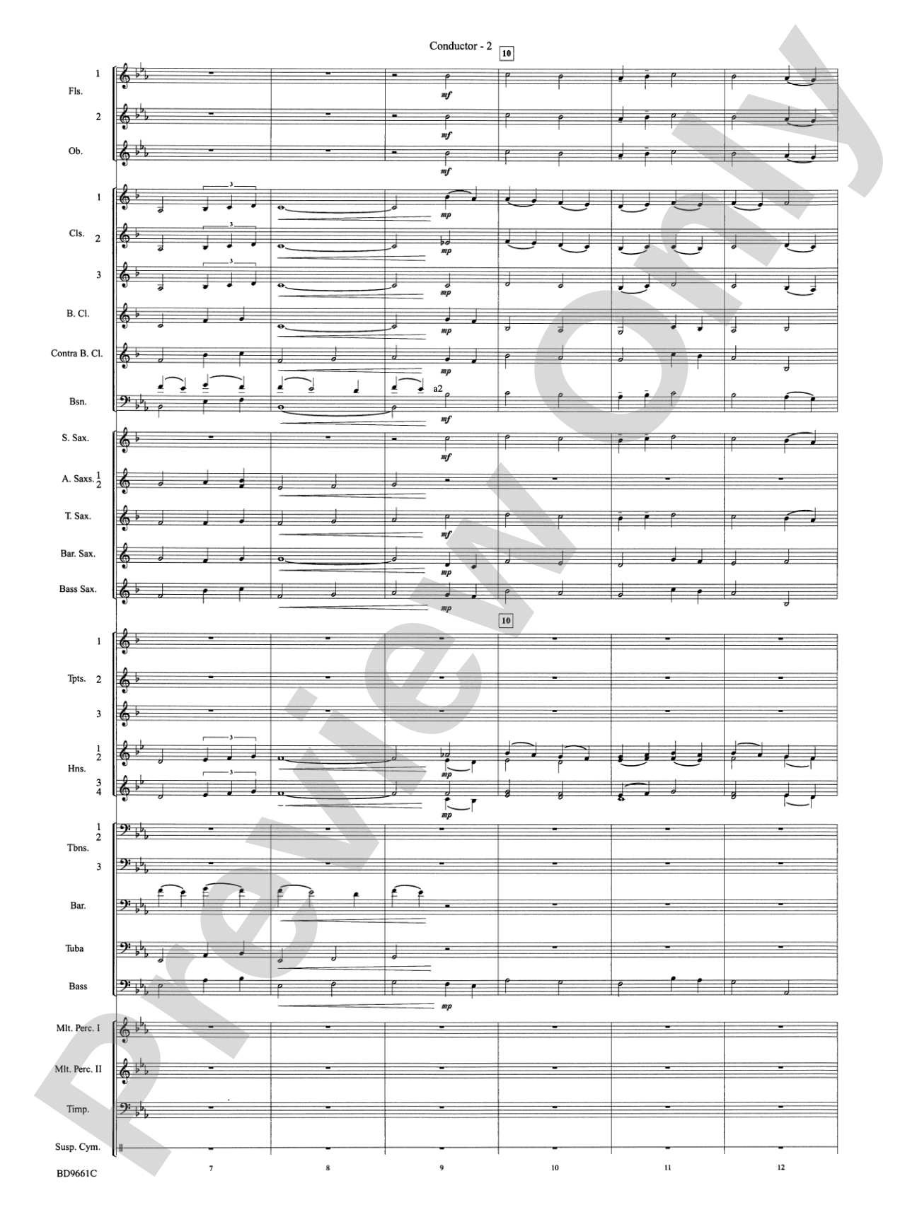 The Sussex Mummers' Christmas Carol: Concert Band Conductor Score & Parts