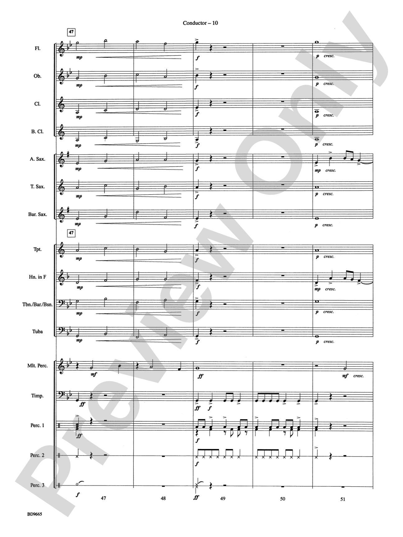 Tanoan Echoes: Concert Band Conductor Score & Parts