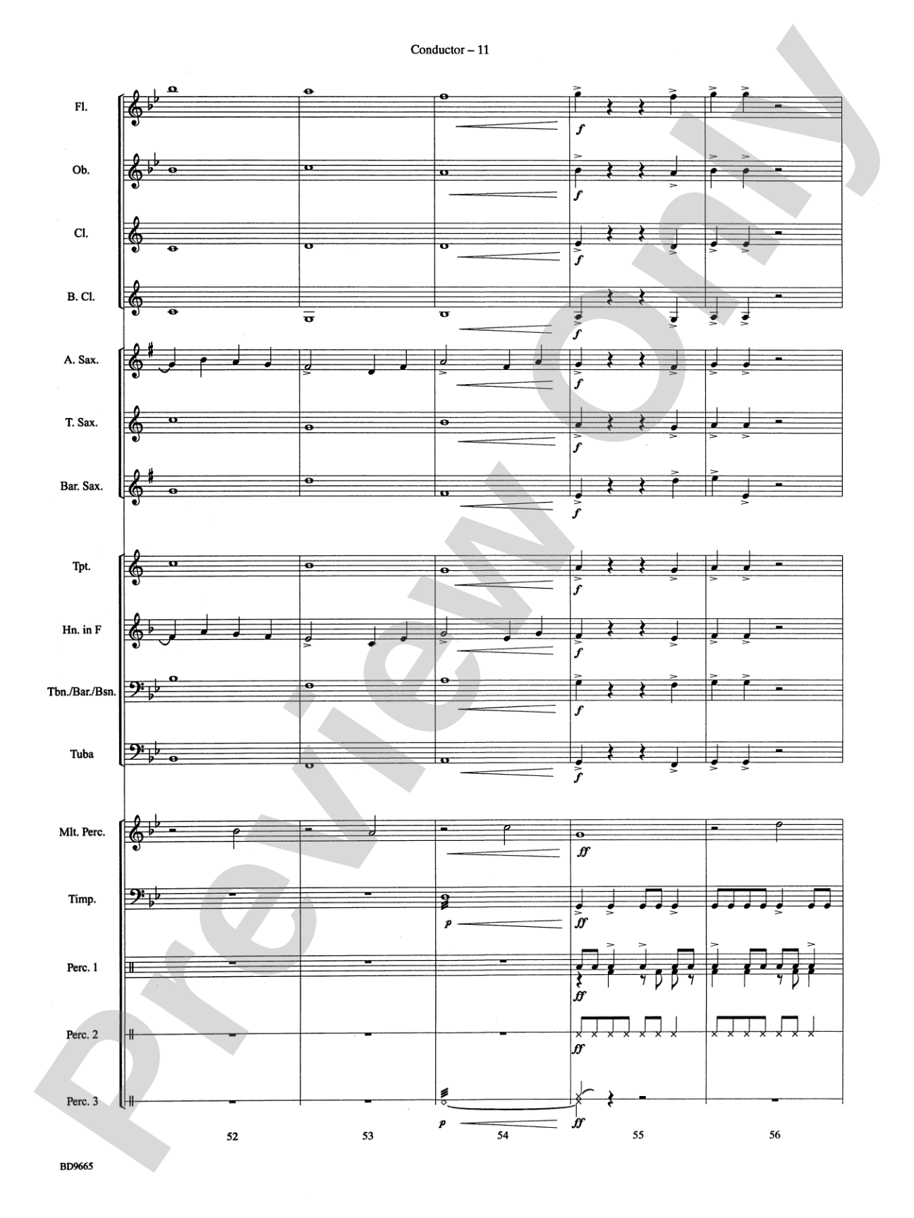 Tanoan Echoes: Concert Band Conductor Score & Parts