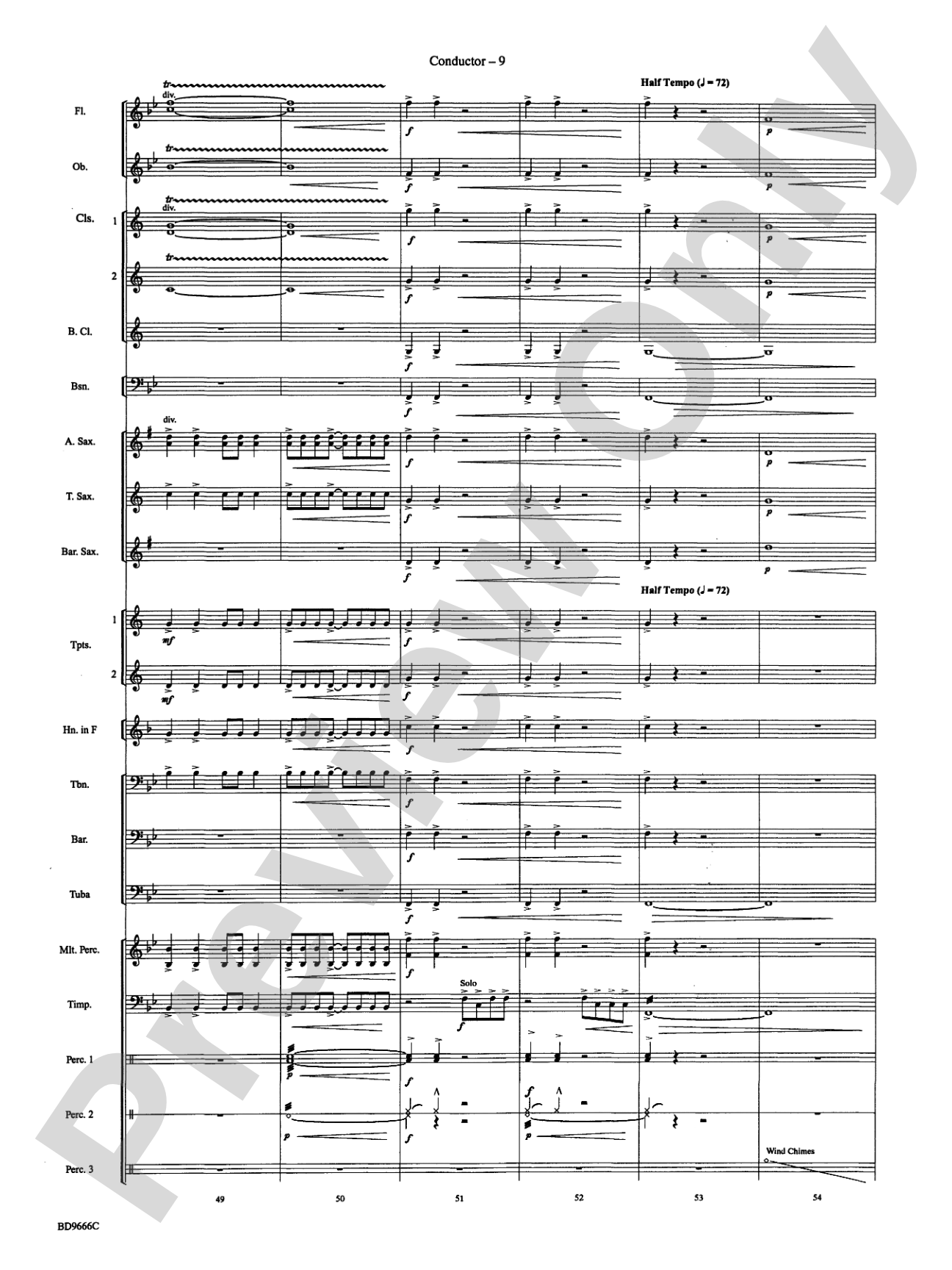 Hymnsong Variants: Concert Band Conductor Score & Parts