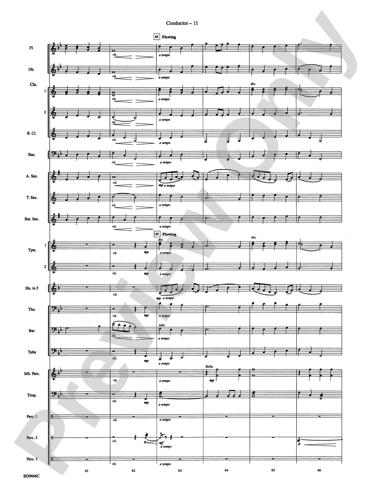 Hymnsong Variants: Concert Band Conductor Score & Parts