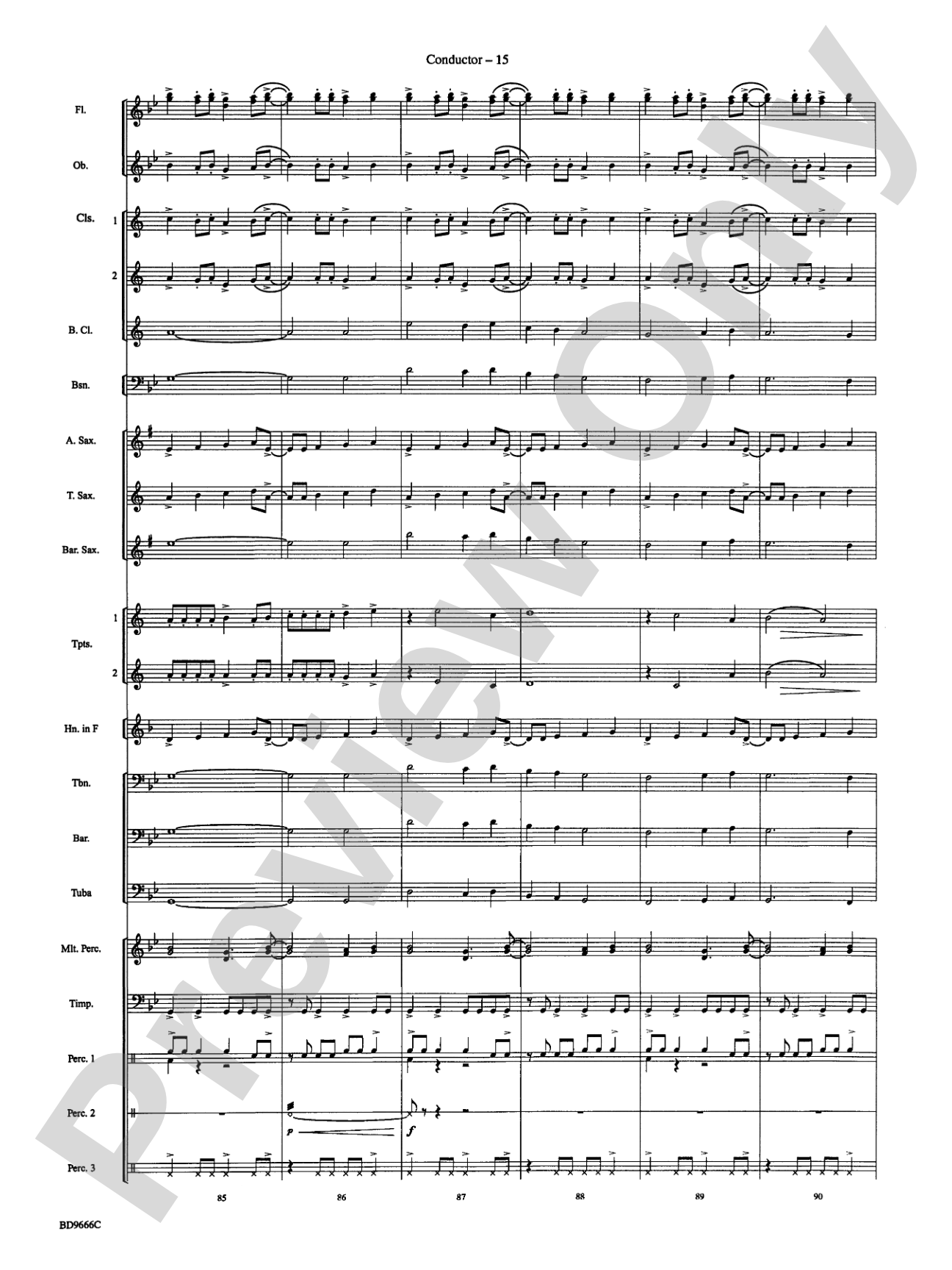 Hymnsong Variants: Concert Band Conductor Score & Parts