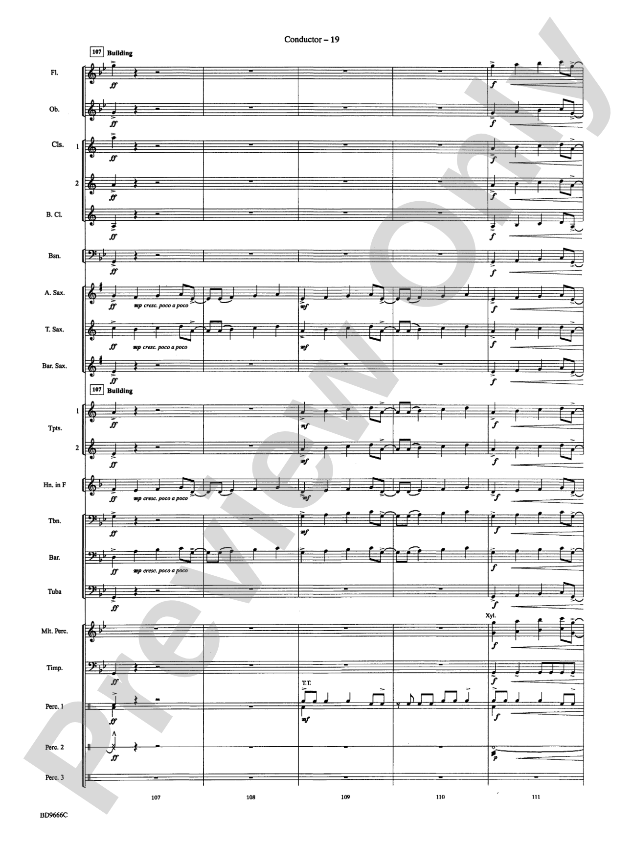 Hymnsong Variants: Concert Band Conductor Score & Parts