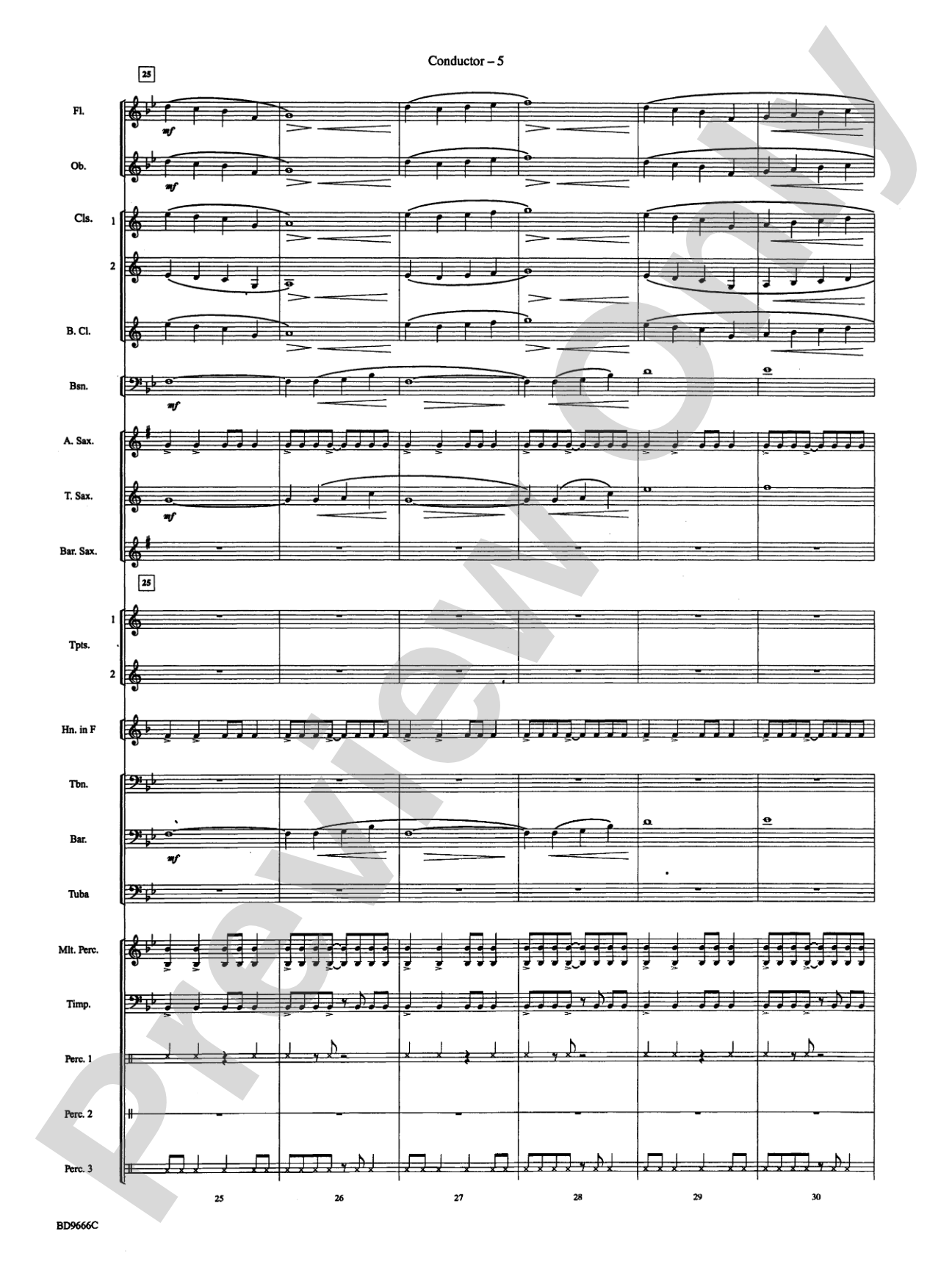 Hymnsong Variants: Concert Band Conductor Score & Parts