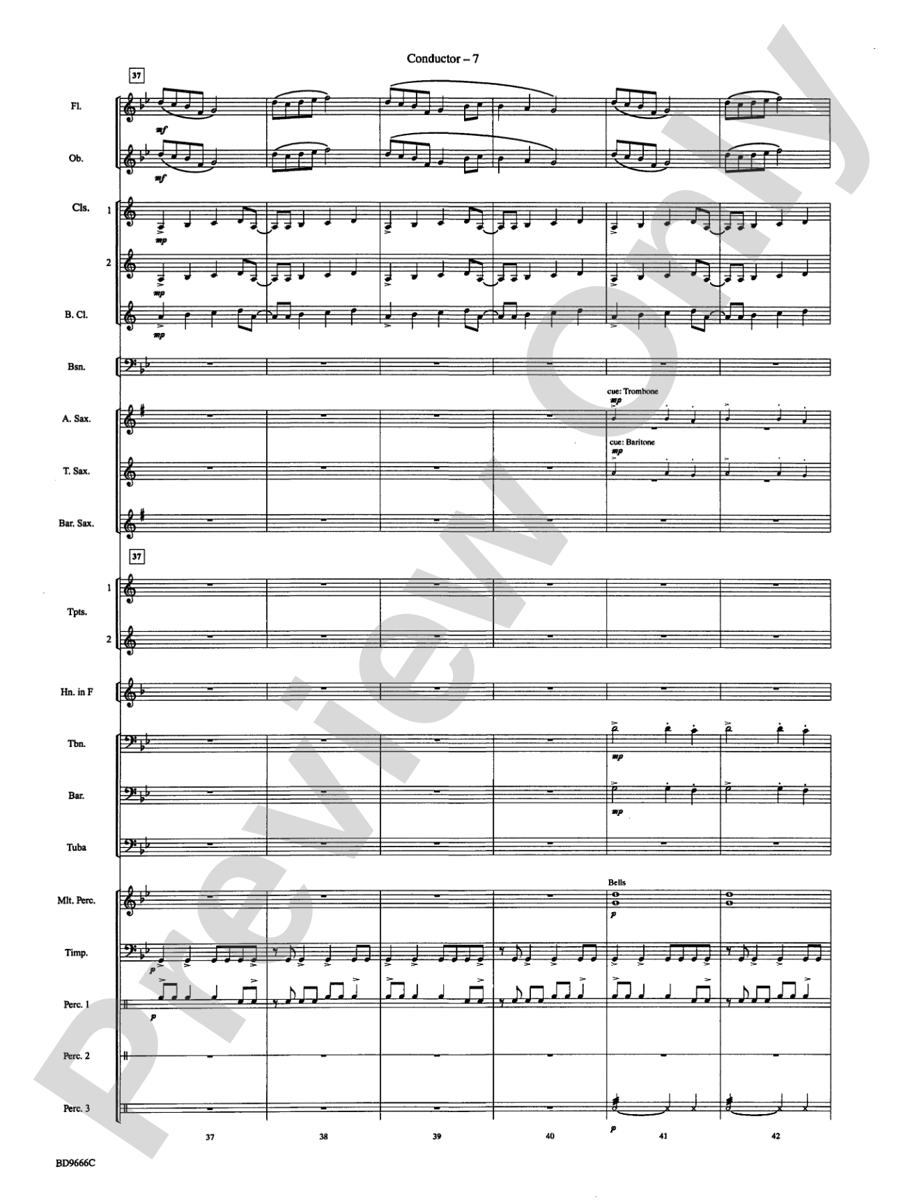 Hymnsong Variants: Concert Band Conductor Score & Parts